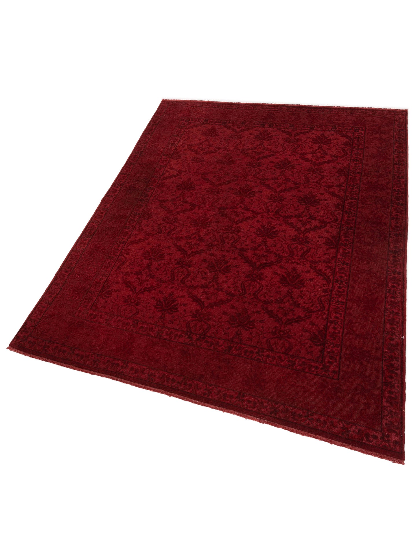 Pasha Vintage 109856 Red  Transitional Hand Knotted Rug