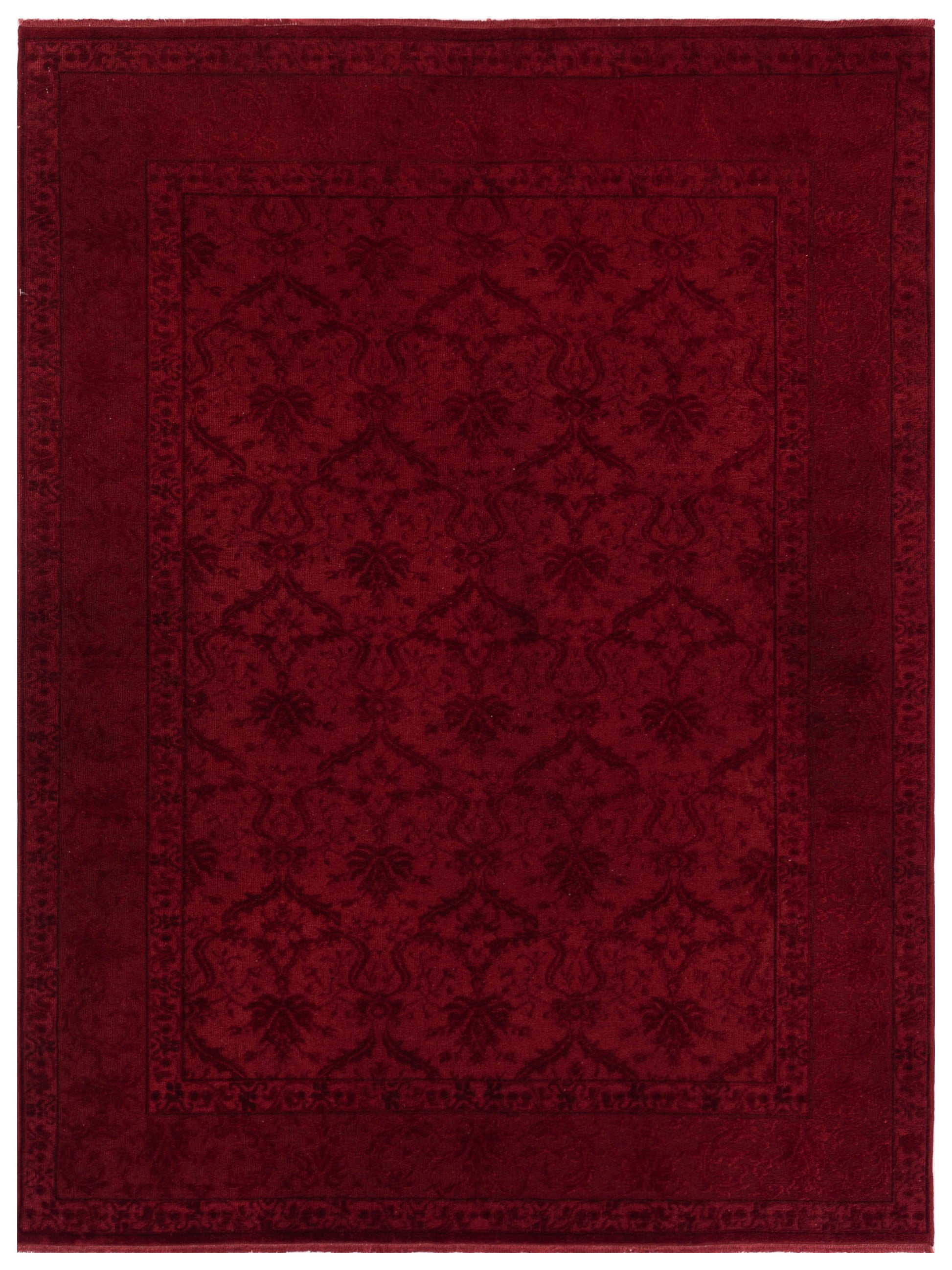 Pasha Vintage 109856 Red Transitional Hand Knotted Rug