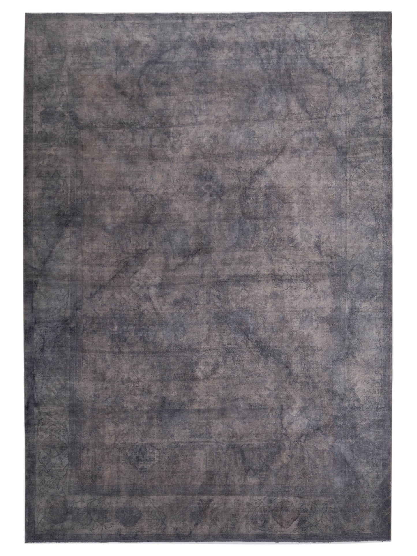 Pasha Vintage 110282 Gray Contemporary Hand Knotted Rug