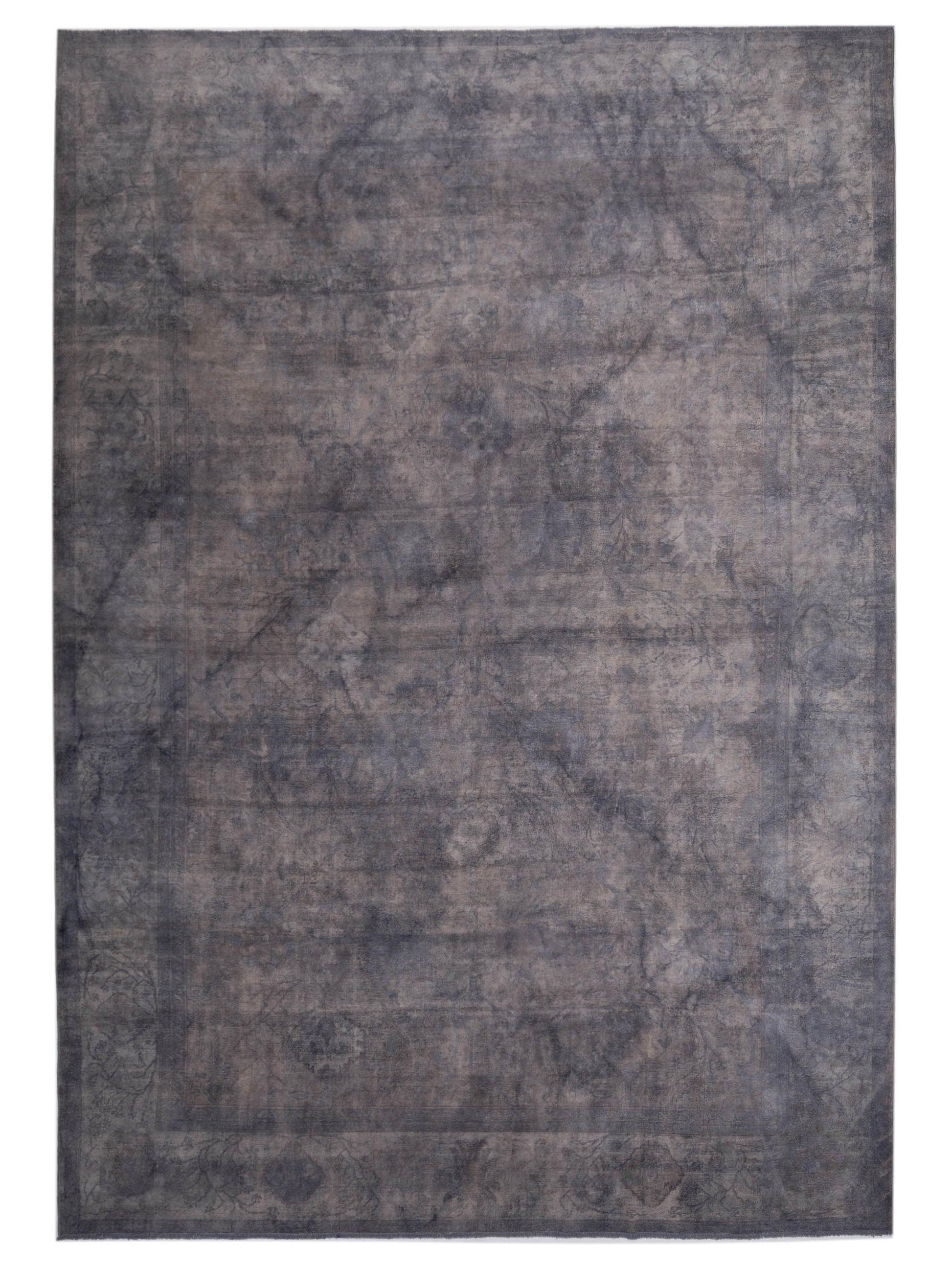 Pasha Vintage 110282 Gray Contemporary Hand Knotted Rug