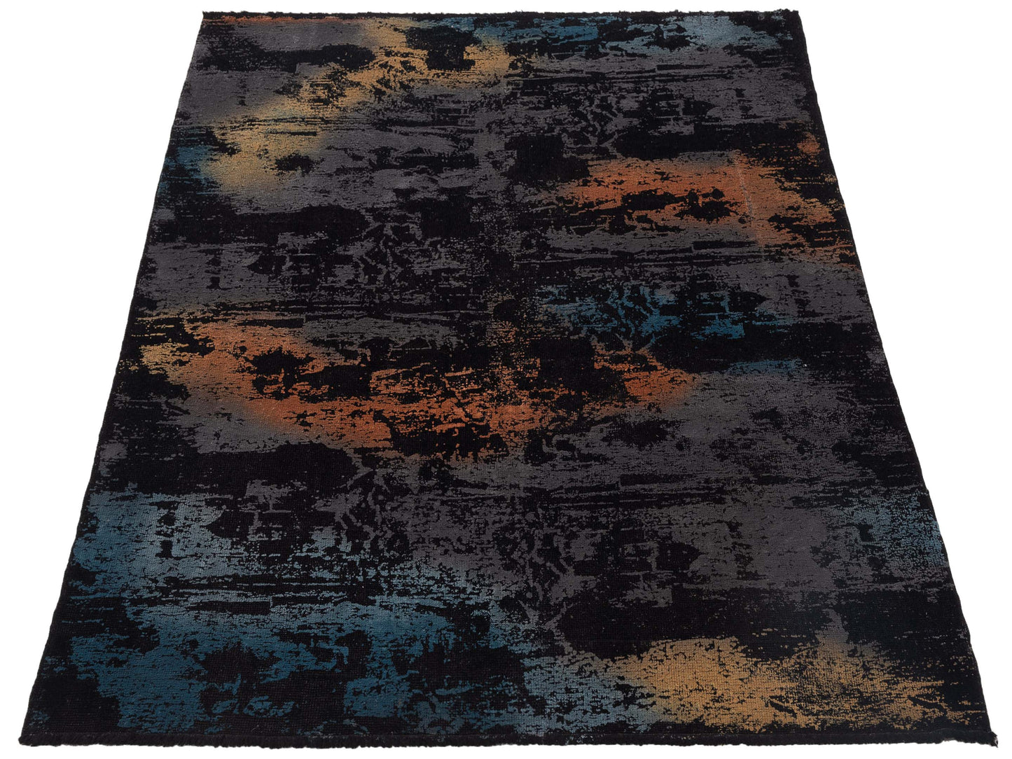 Pasha Vintage 110334 Black  Contemporary Hand Knotted Rug