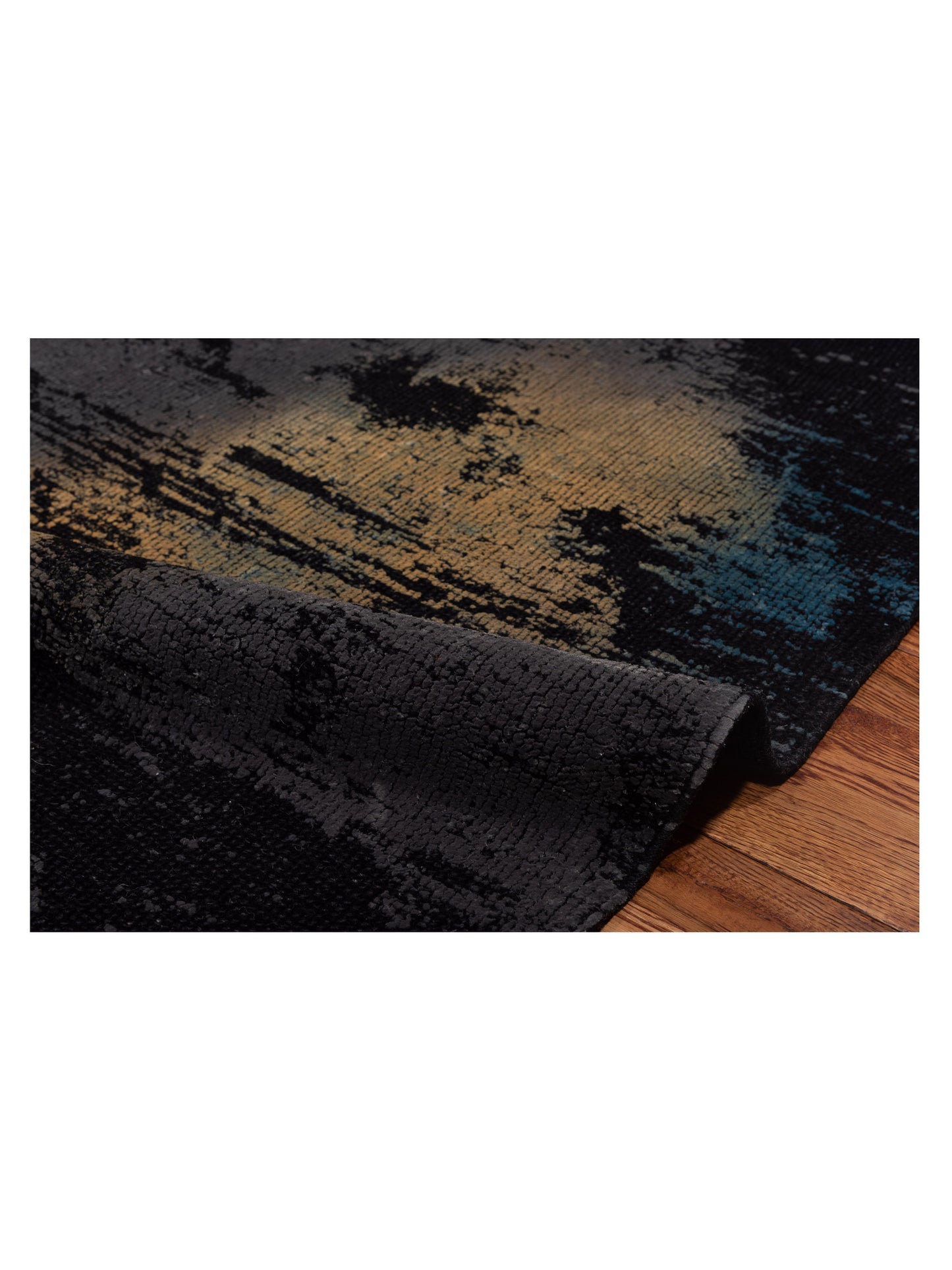 Pasha Vintage 110334 Black  Contemporary Hand Knotted Rug