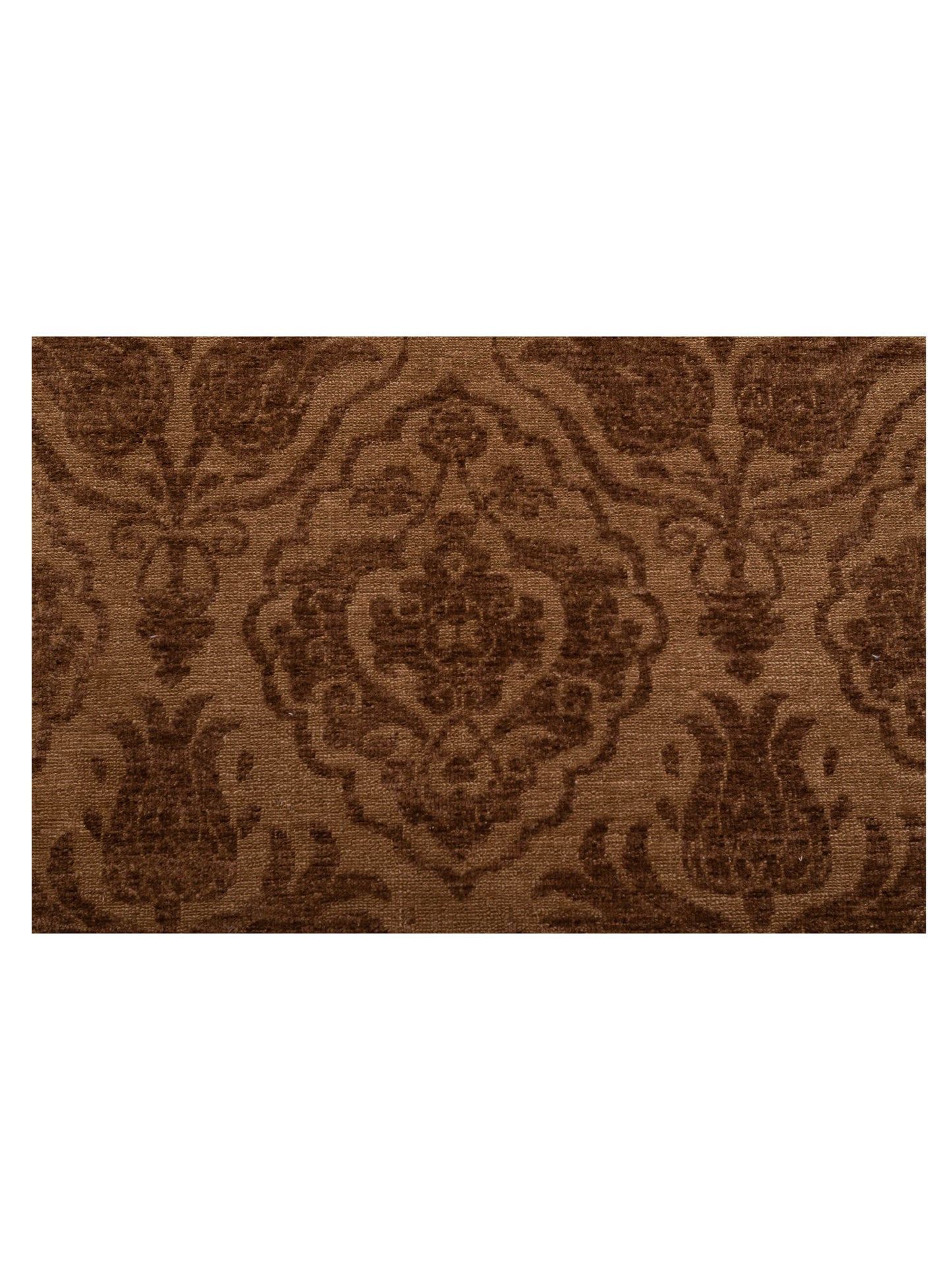 Pasha Defne Tulip Brown Dark Brown Transitional Hand Knotted Rug