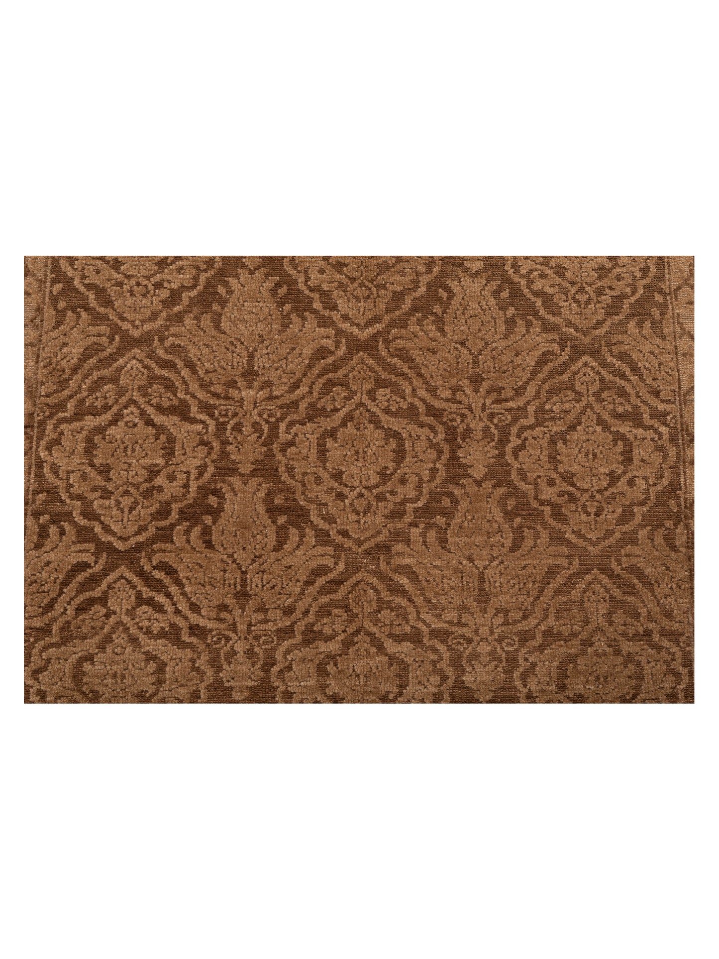 Pasha Defne Tulip Dark Brown Brown Transitional Hand Knotted Rug