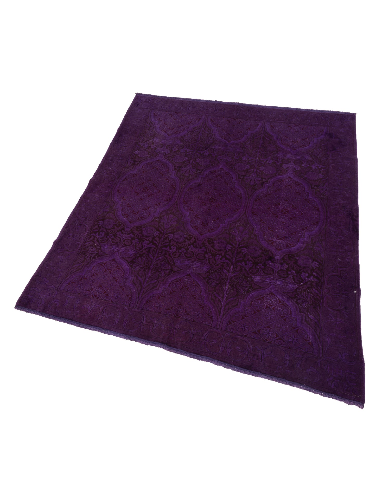 Pasha Vintage 110499 Purple  Contemporary Hand Knotted Rug