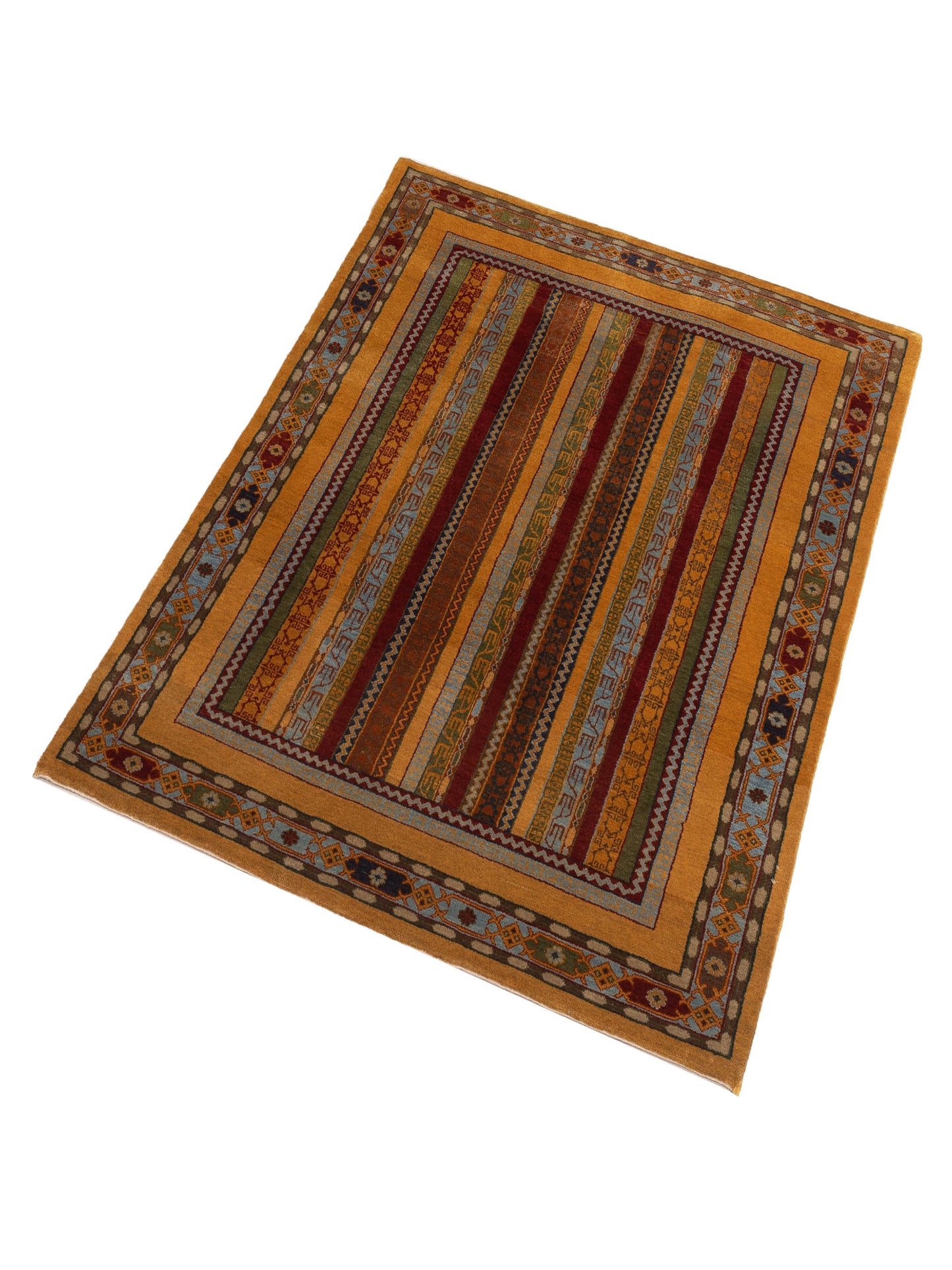 Rajpur Shawl 110853 Multi  Tribal Hand Knotted Rug