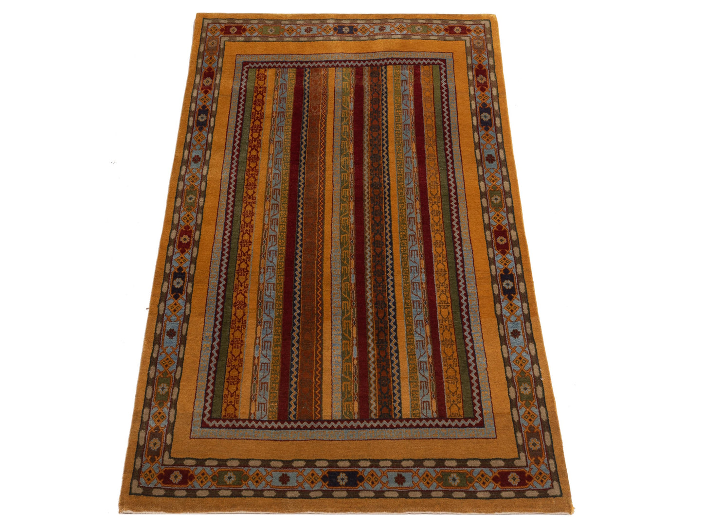 Rajpur Shawl 110853 Multi  Tribal Hand Knotted Rug