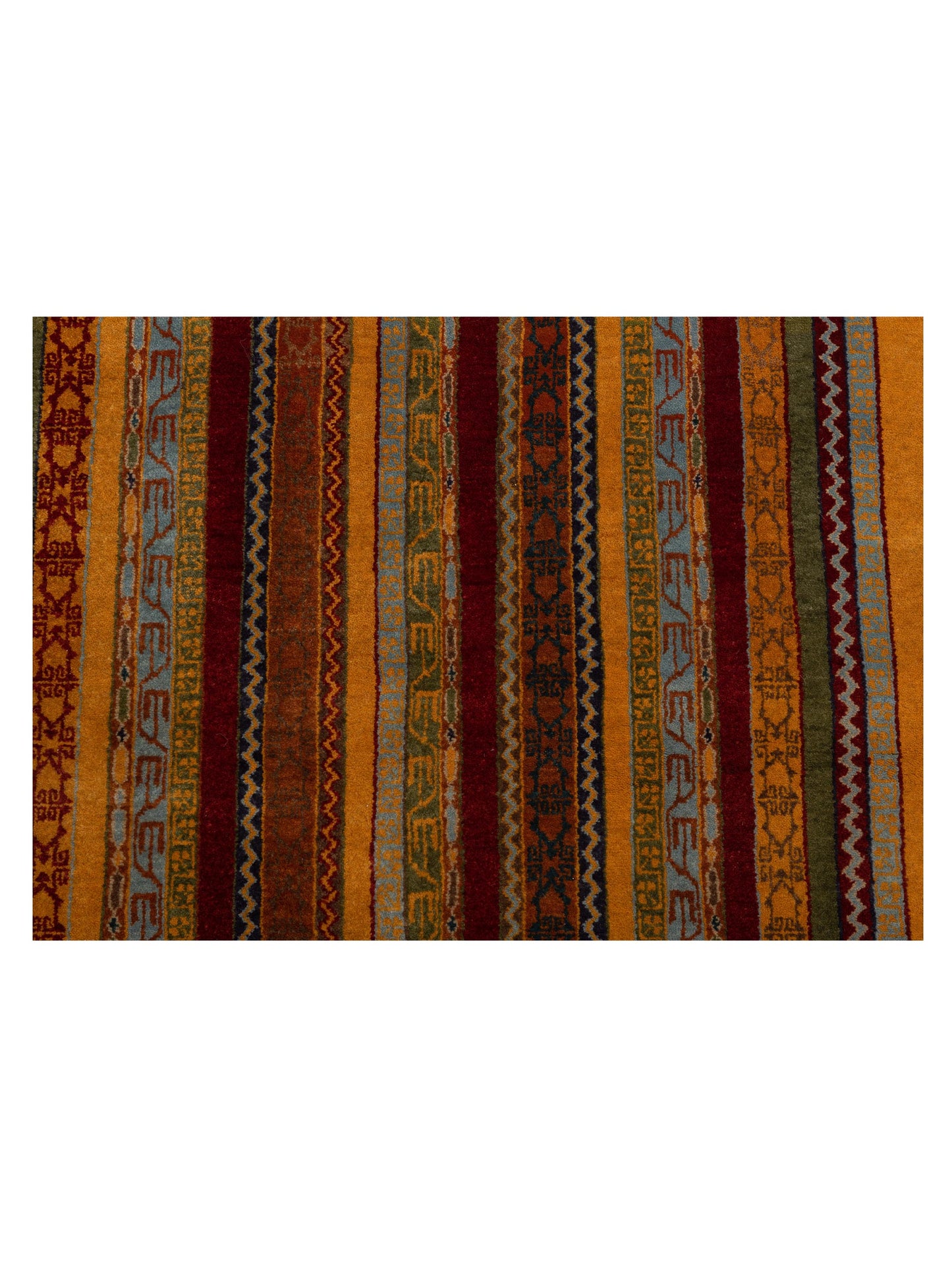 Rajpur Shawl 110853 Multi  Tribal Hand Knotted Rug