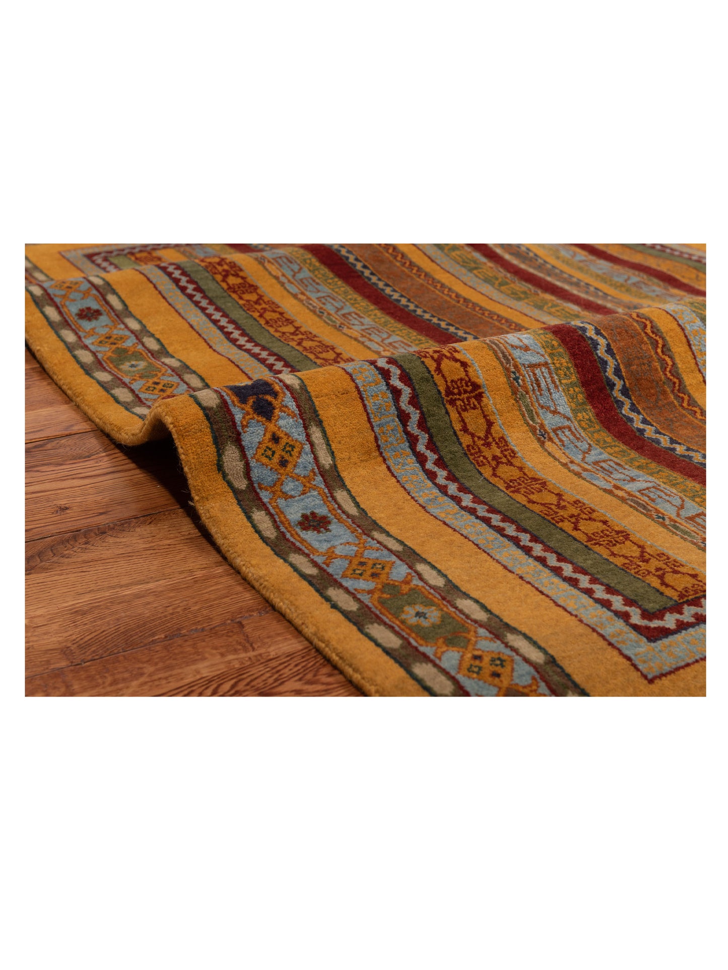 Rajpur Shawl 110853 Multi  Tribal Hand Knotted Rug