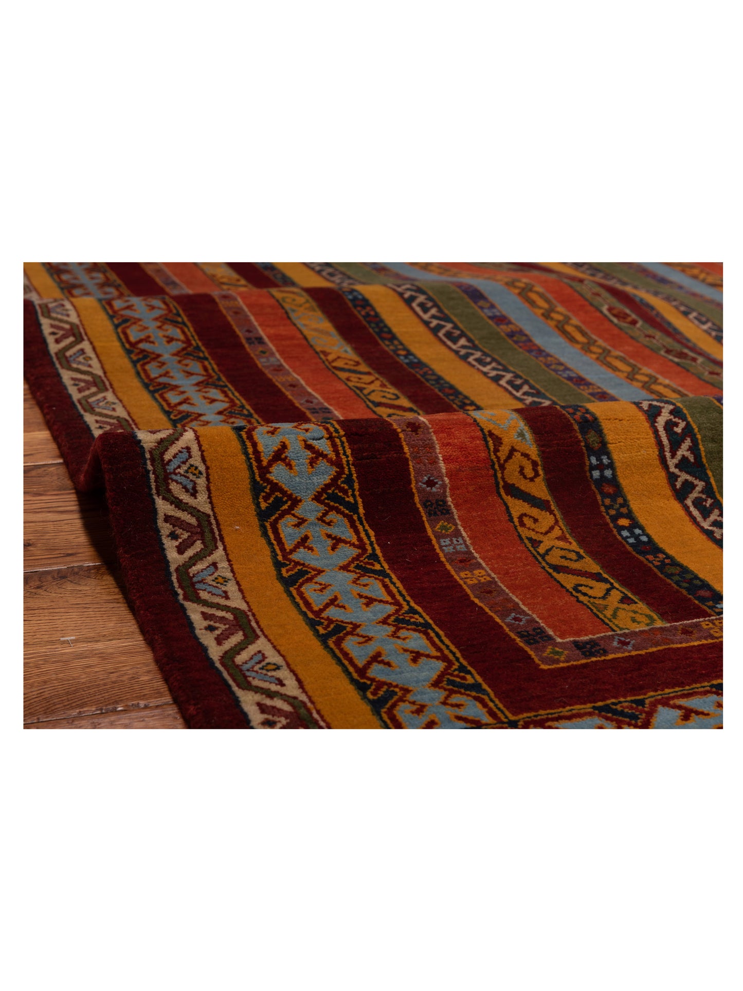 Rajpur Shawl 110860 Multi  Tribal Hand Knotted Rug