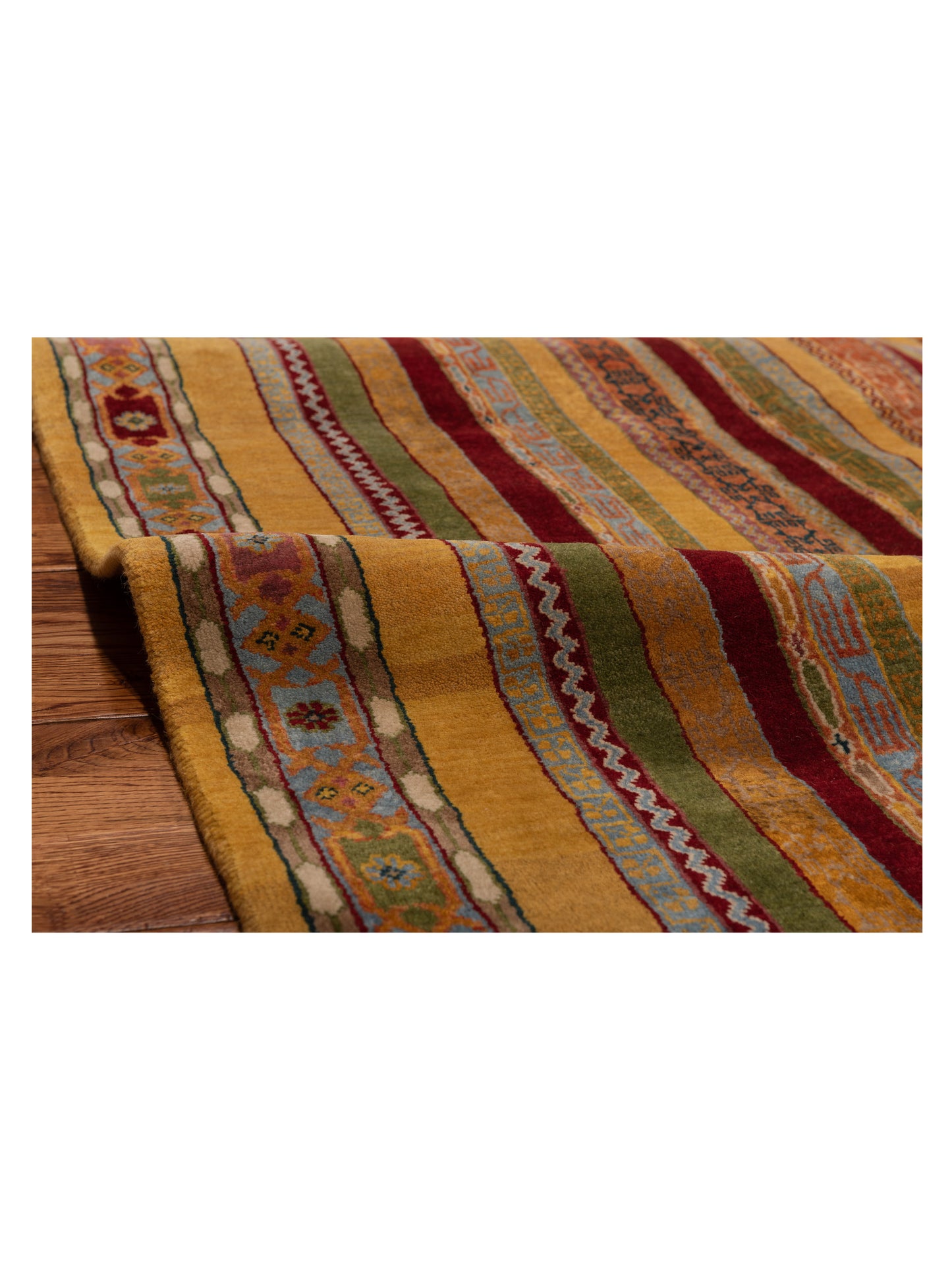 Rajpur Shawl 110865 Multi  Tribal Hand Knotted Rug