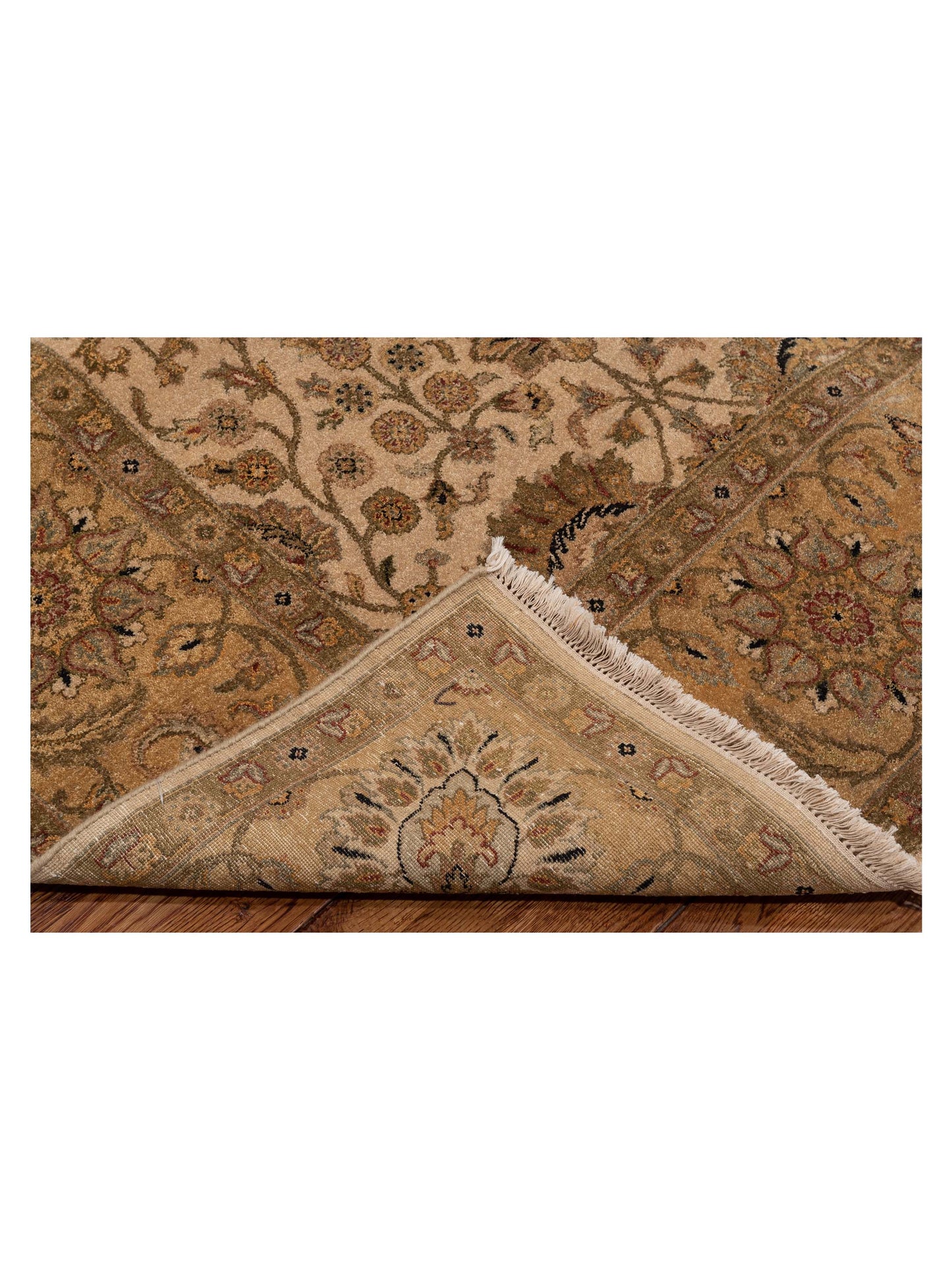 Rajpur Haji Jalili 111256 Ivory Gold Transitional Hand Knotted Rug