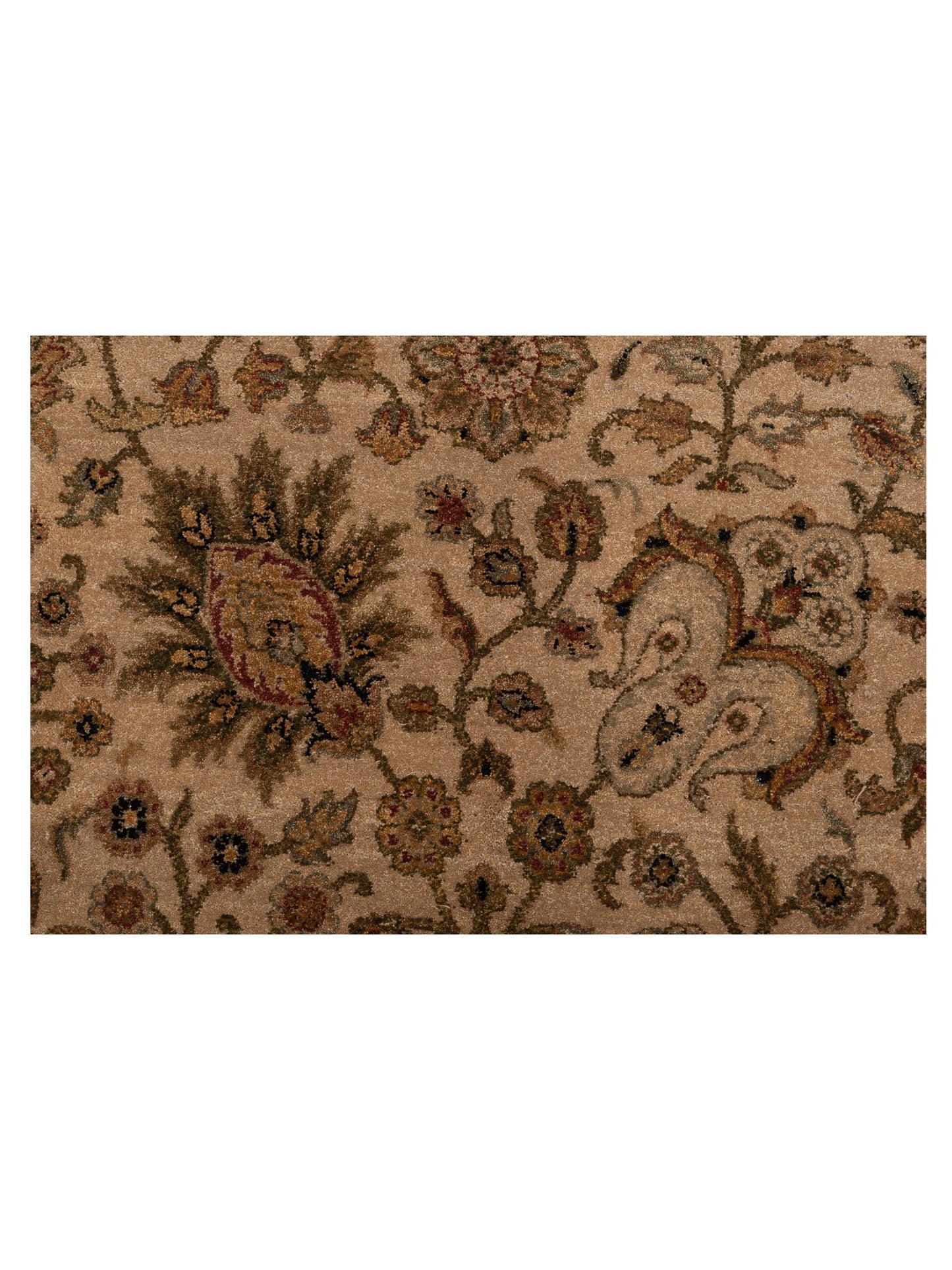 Rajpur Haji Jalili 111256 Ivory Gold Transitional Hand Knotted Rug