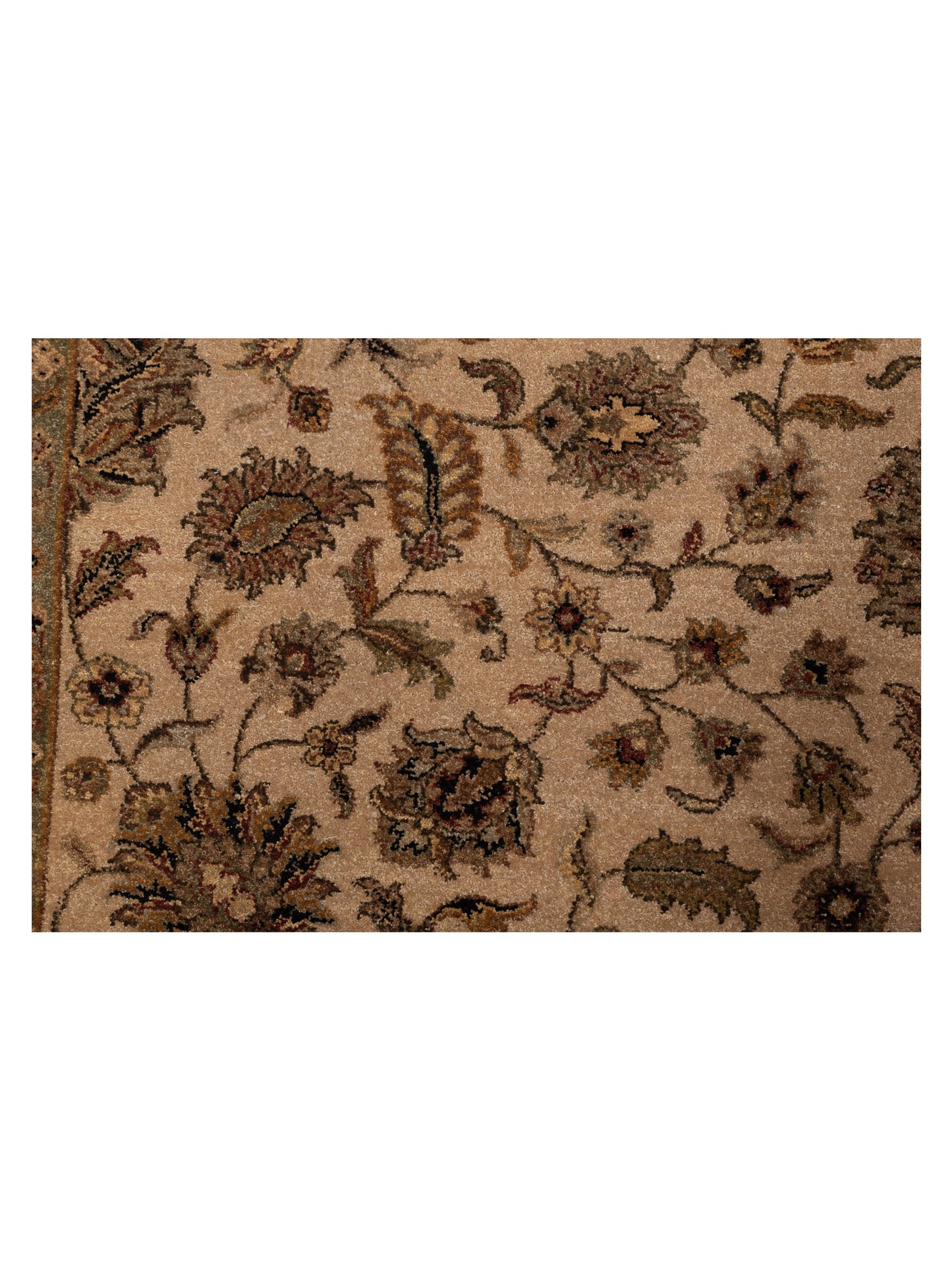 Rajpur Haji Jalili 111279 Beige Brown Transitional Hand Knotted Rug