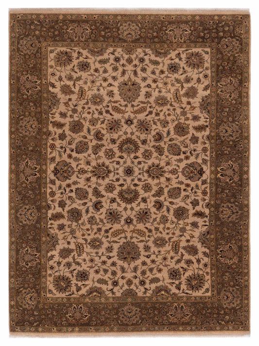 Rajpur Haji Jalili 111279 Beige Transitional Hand Knotted Rug