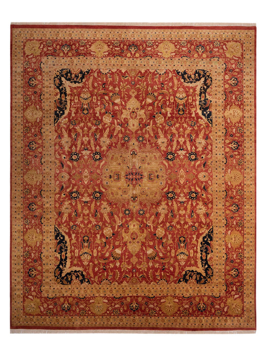 Rajpur Haji Jalili 111366 Rust Transitional Hand Knotted Rug