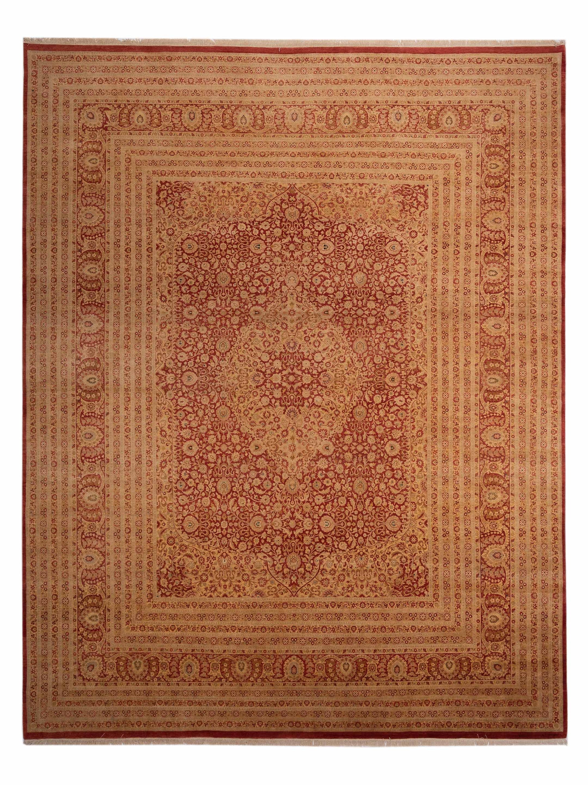 Rajpur Haji Jalili 111368 Rust Transitional Hand Knotted Rug