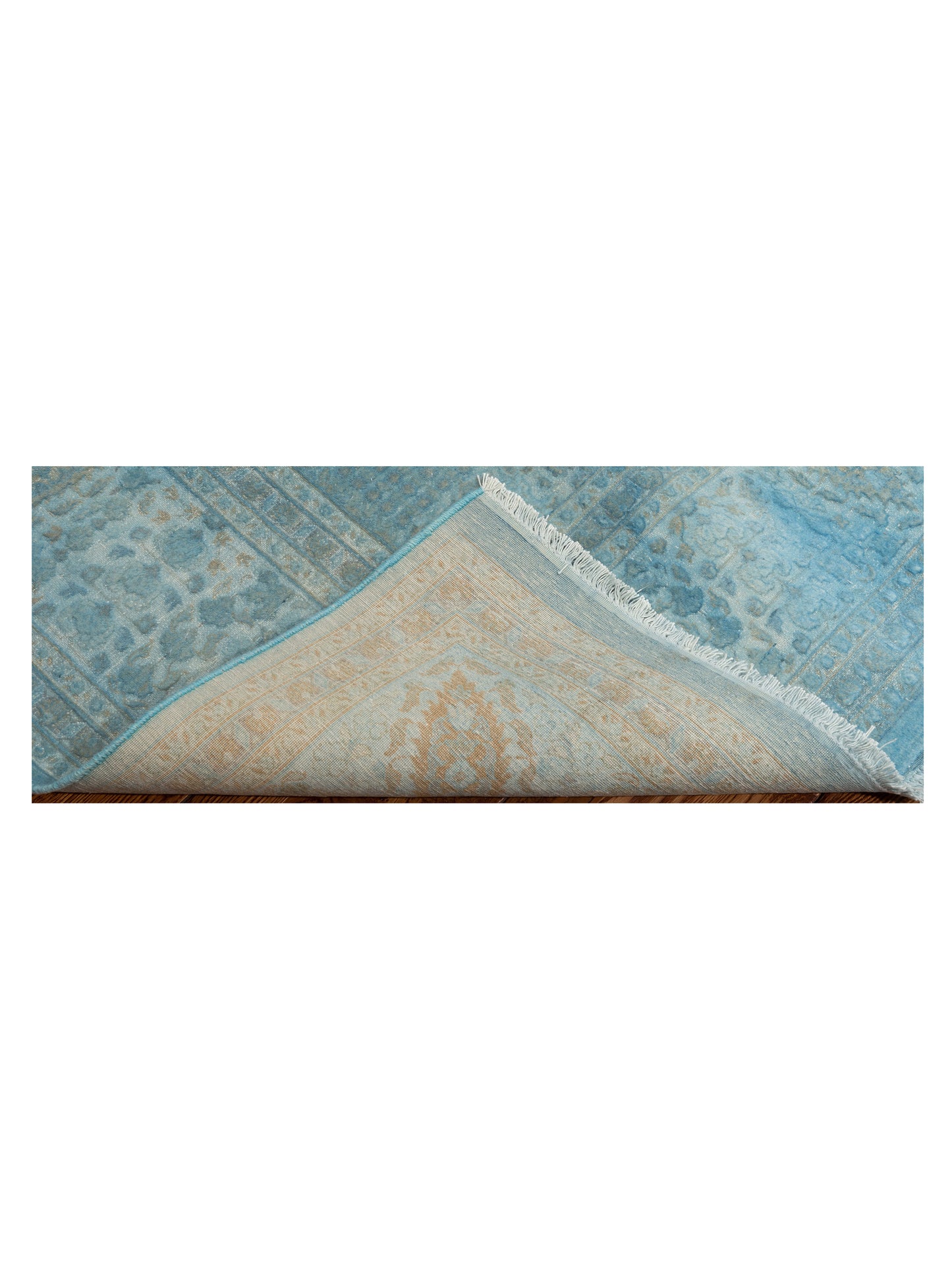 Pasha Vintage 111390 Turquoise  Transitional Hand Knotted Rug