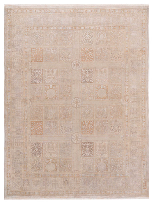 Rajpur Haji Jalili 111394 Beige Transitional Hand Knotted Rug