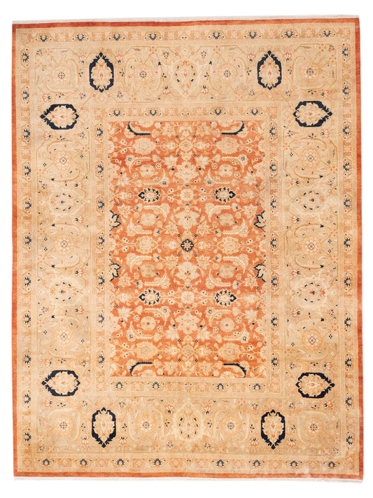 Rajpur Haji Jalili 111409 Rust Transitional Hand Knotted Rug