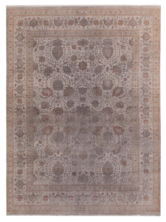 Rajpur Haji Jalili 111424 Gray Transitional Hand Knotted Rug