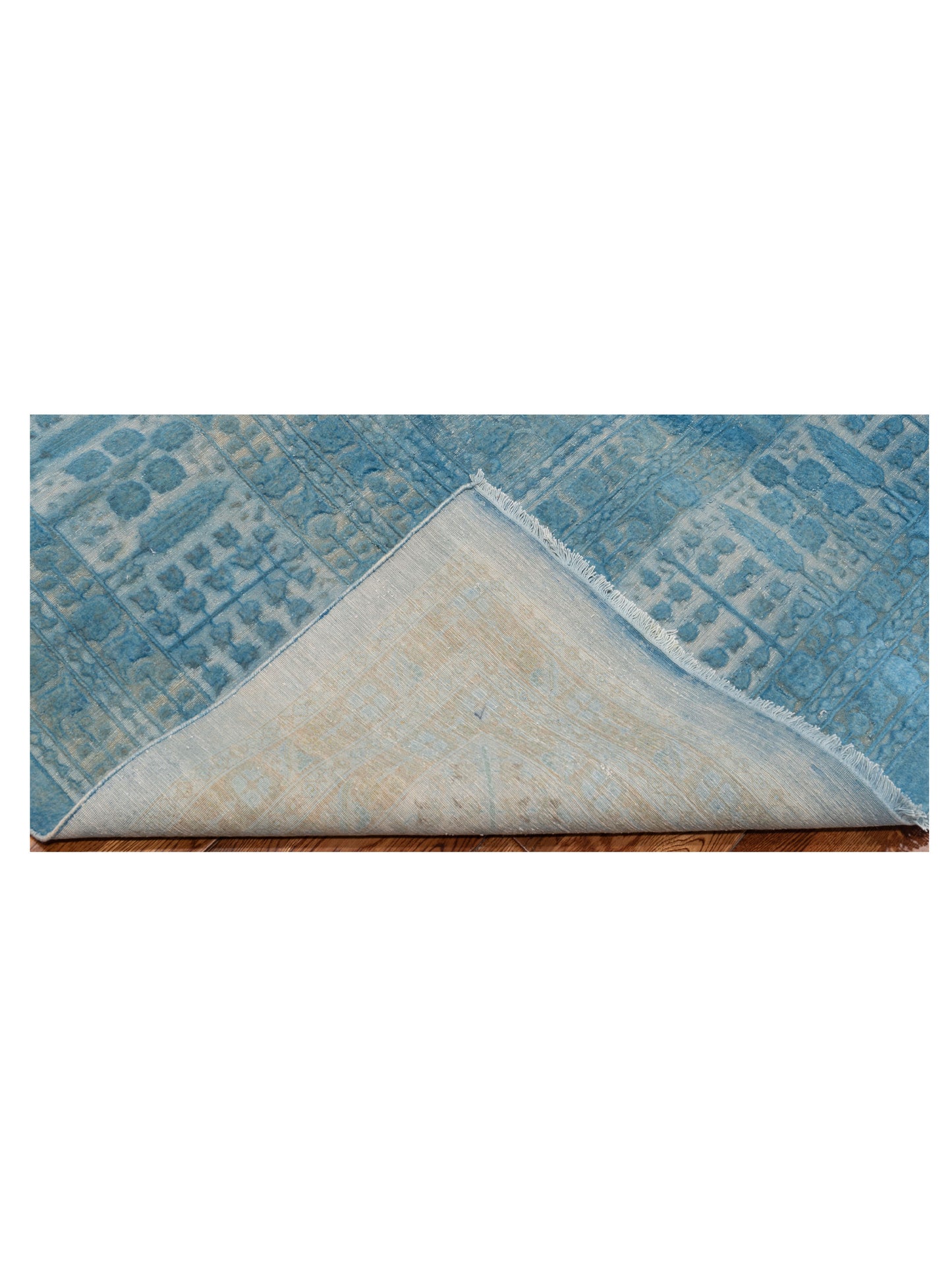 Pasha Vintage 111434 Sky Blue  Contemporary Hand Knotted Rug