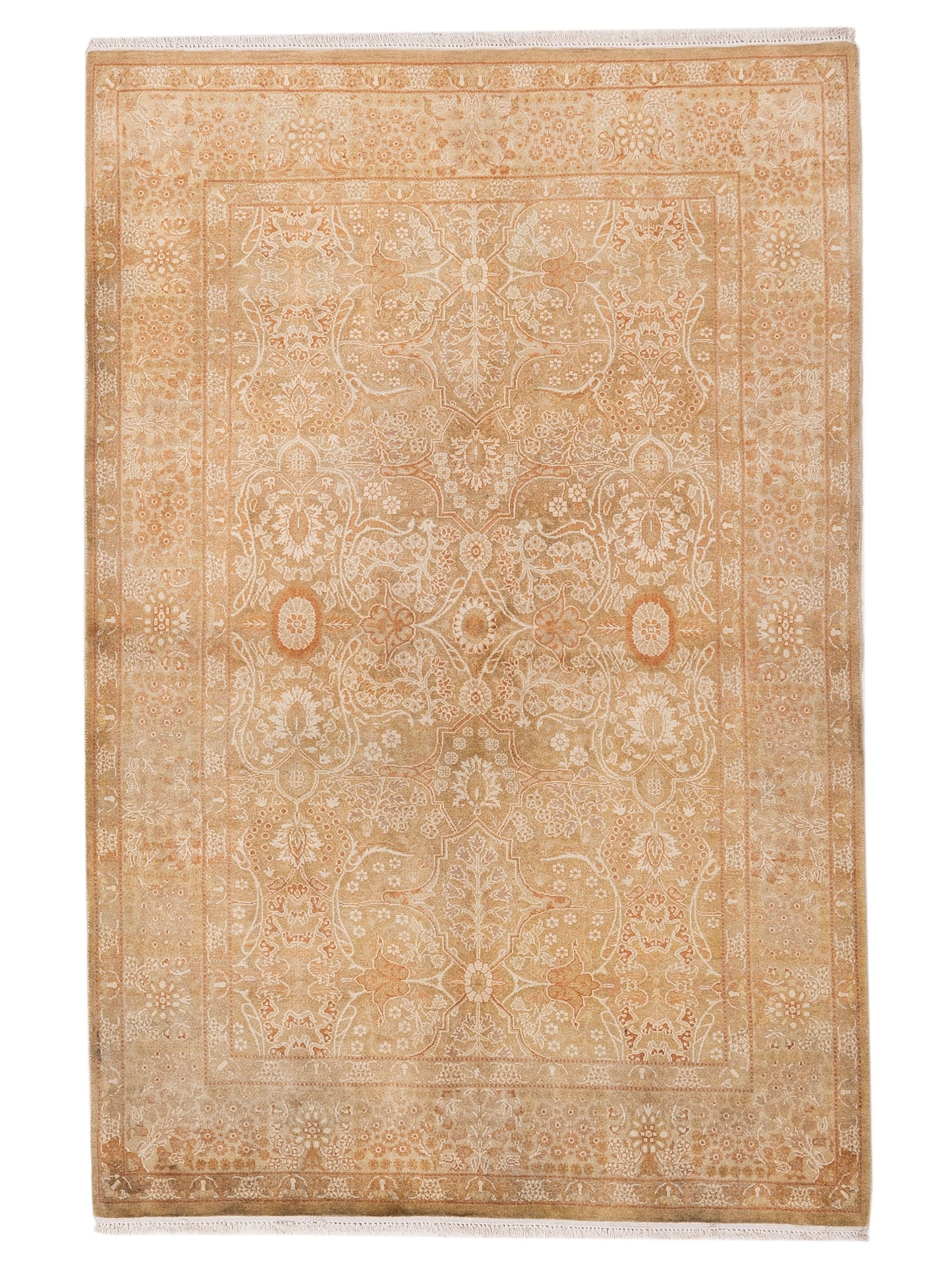 Rajpur Haji Jalili 111456 Green Transitional Hand Knotted Rug