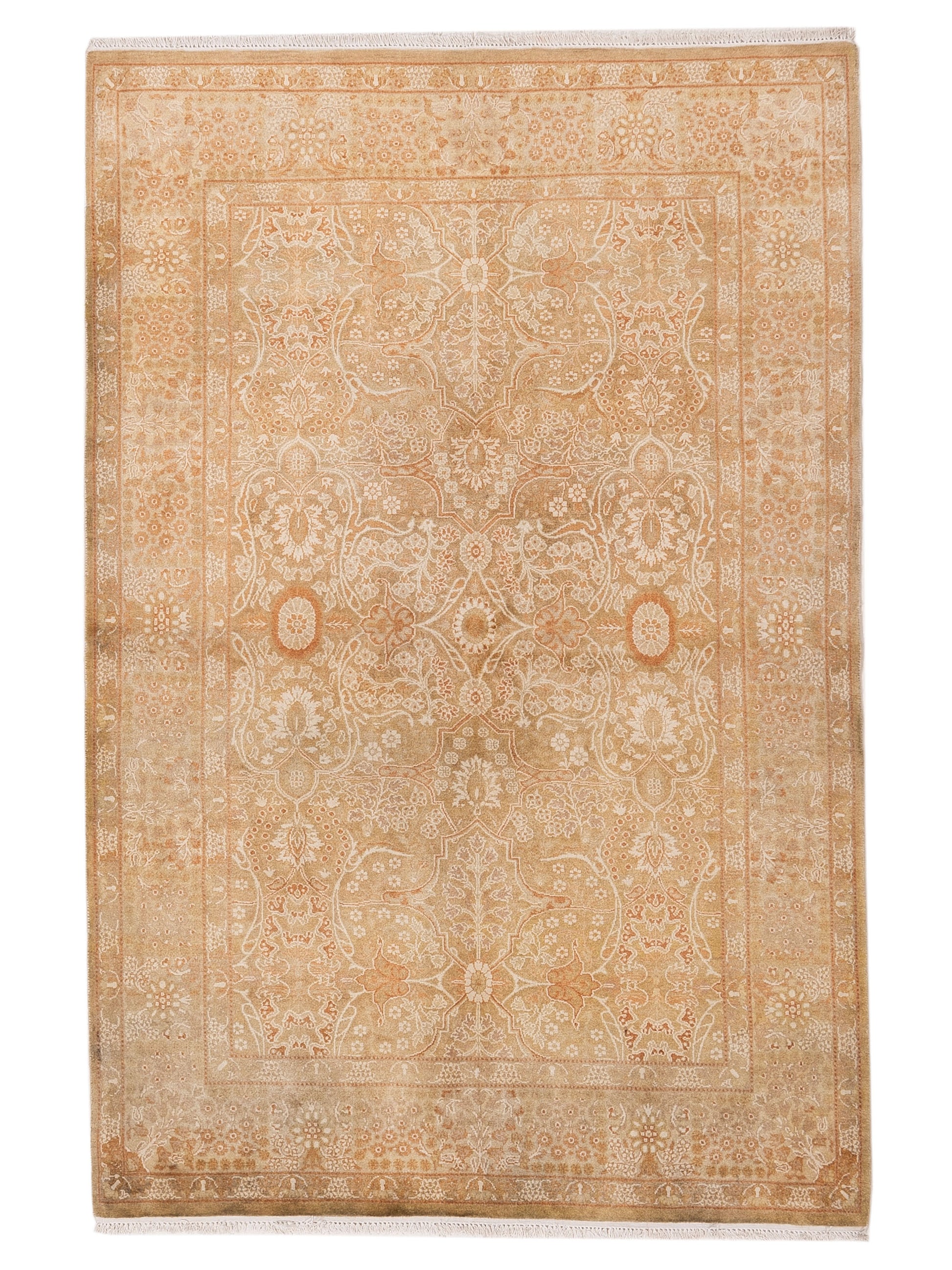 Rajpur Haji Jalili 111456 Green Transitional Hand Knotted Rug