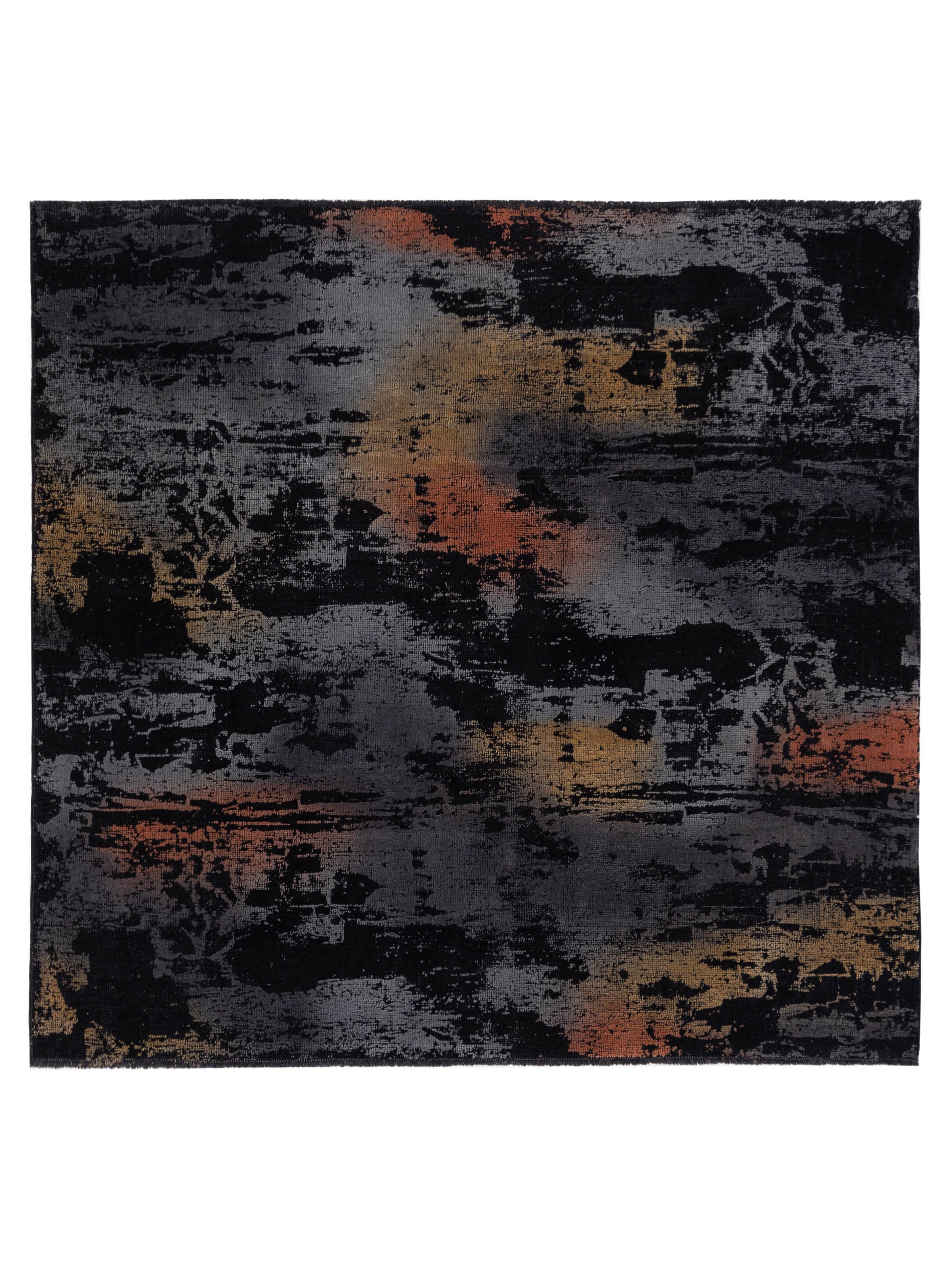 Pasha Vintage 111532 Black Contemporary Hand Knotted Rug