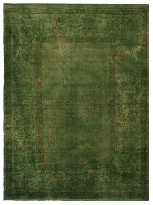 Pasha Vintage 111535 Green Transitional Hand Knotted Rug