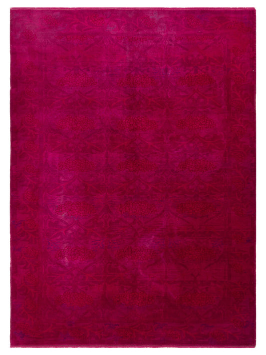 Pasha Vintage 111540 Pink Transitional Hand Knotted Rug