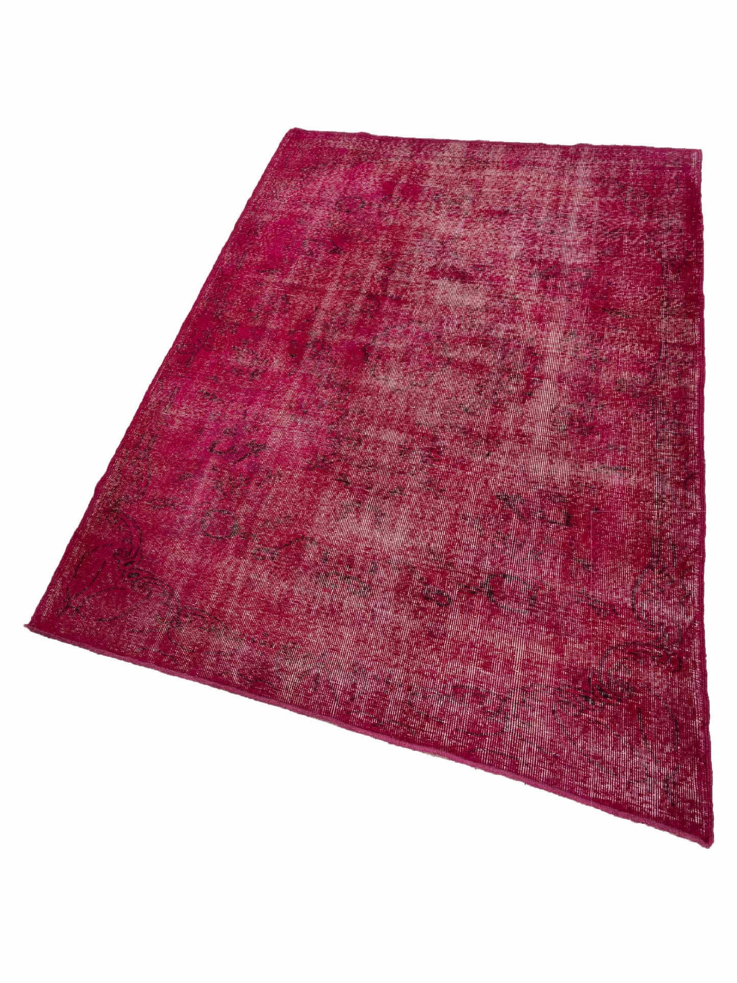 Pasha Vintage 111761 Fuchsia  Contemporary Hand Knotted Rug