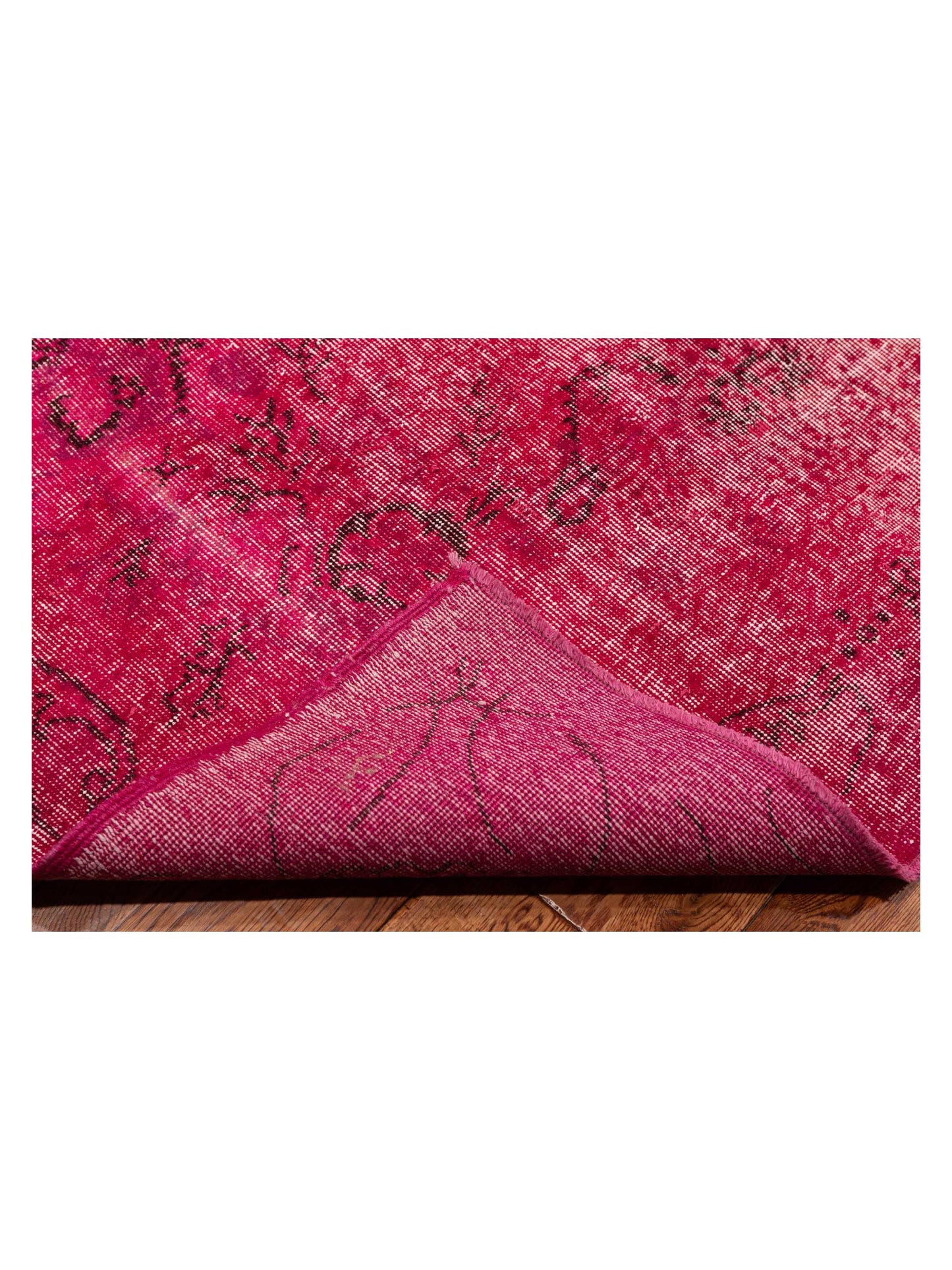 Pasha Vintage 111761 Fuchsia  Contemporary Hand Knotted Rug