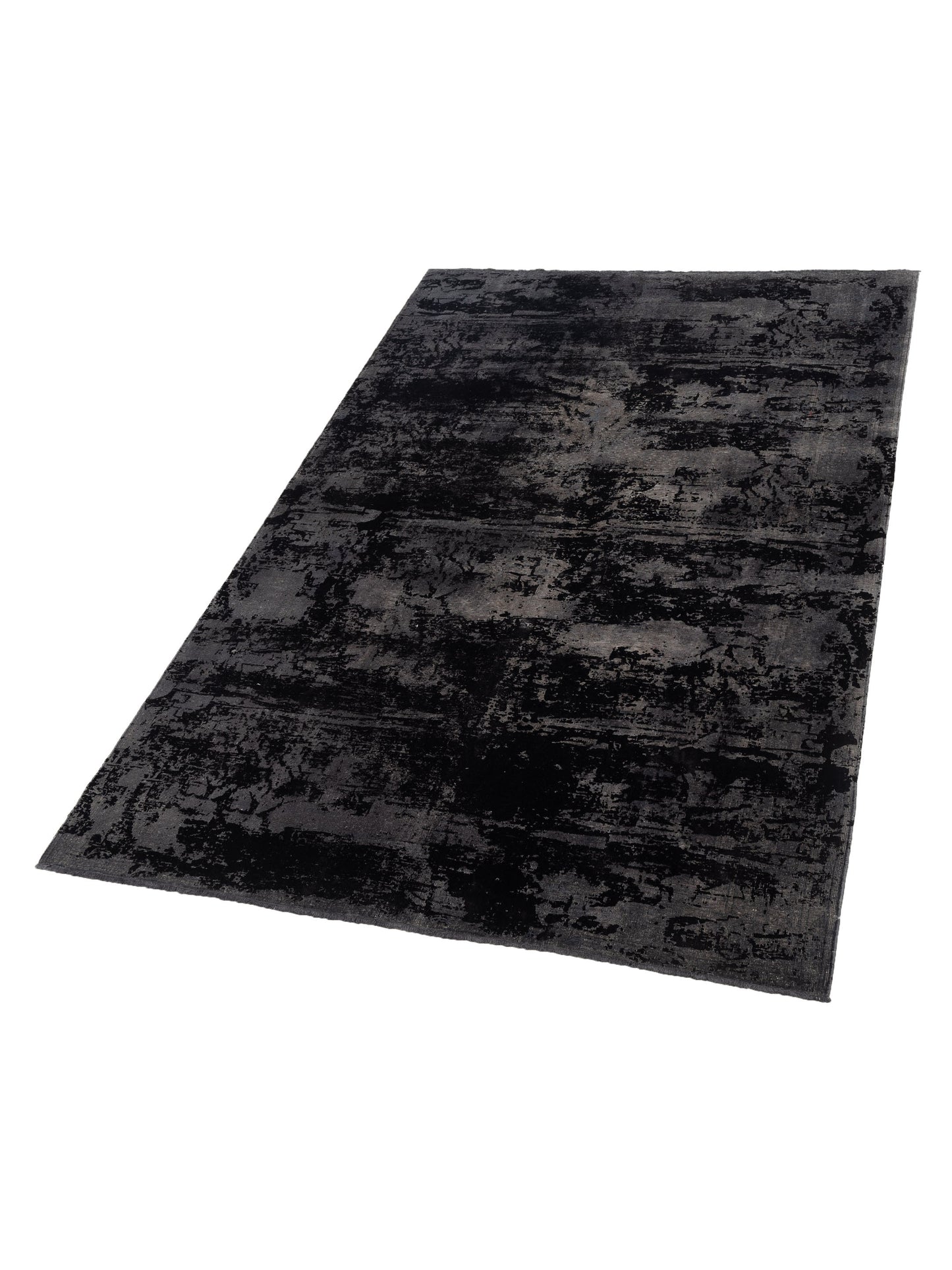 Pasha Vintage 111958 Gray Black Contemporary Hand Knotted Rug