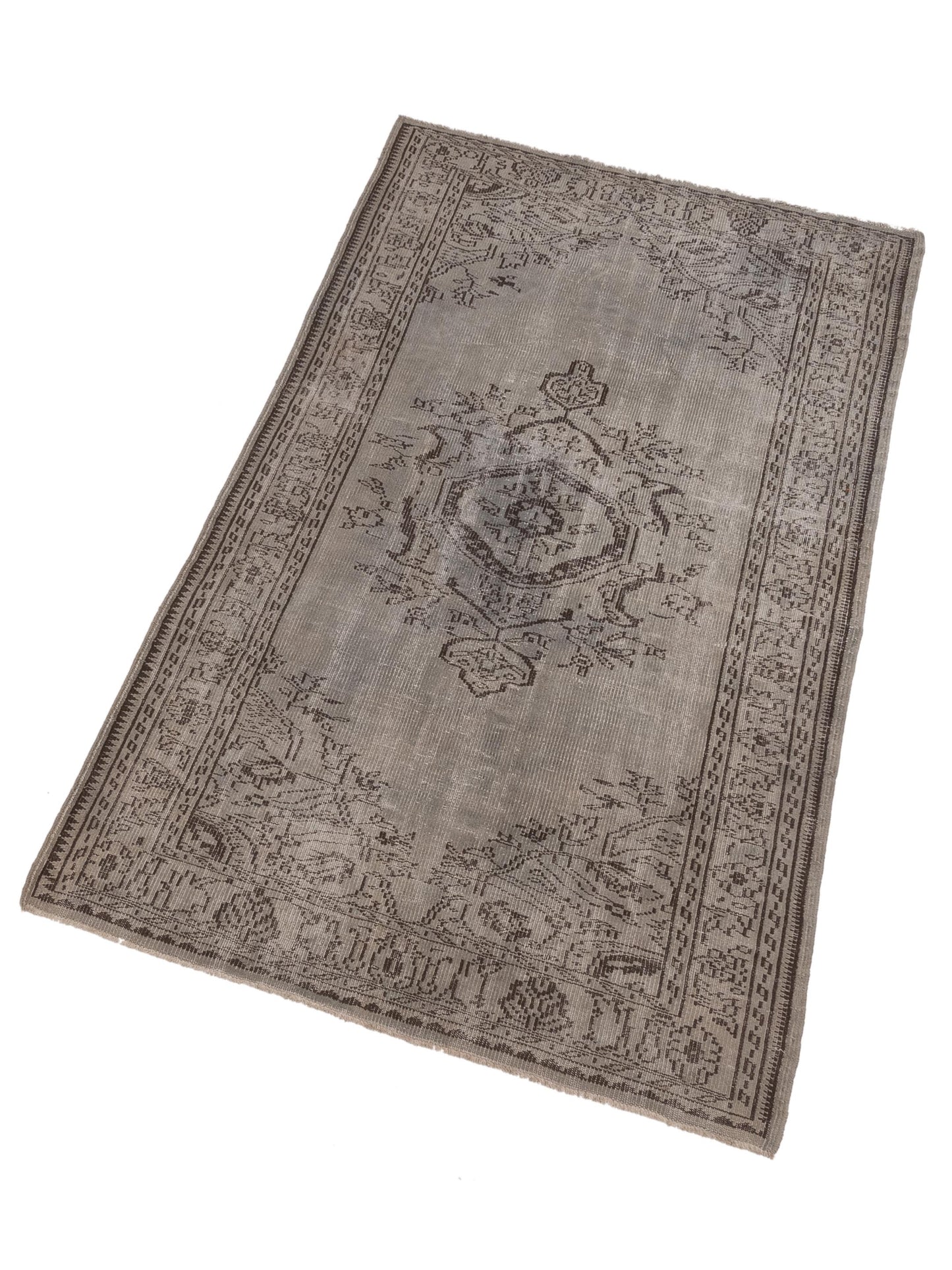 Pasha Vintage 111960 Silver  Traditional Hand Knotted Rug