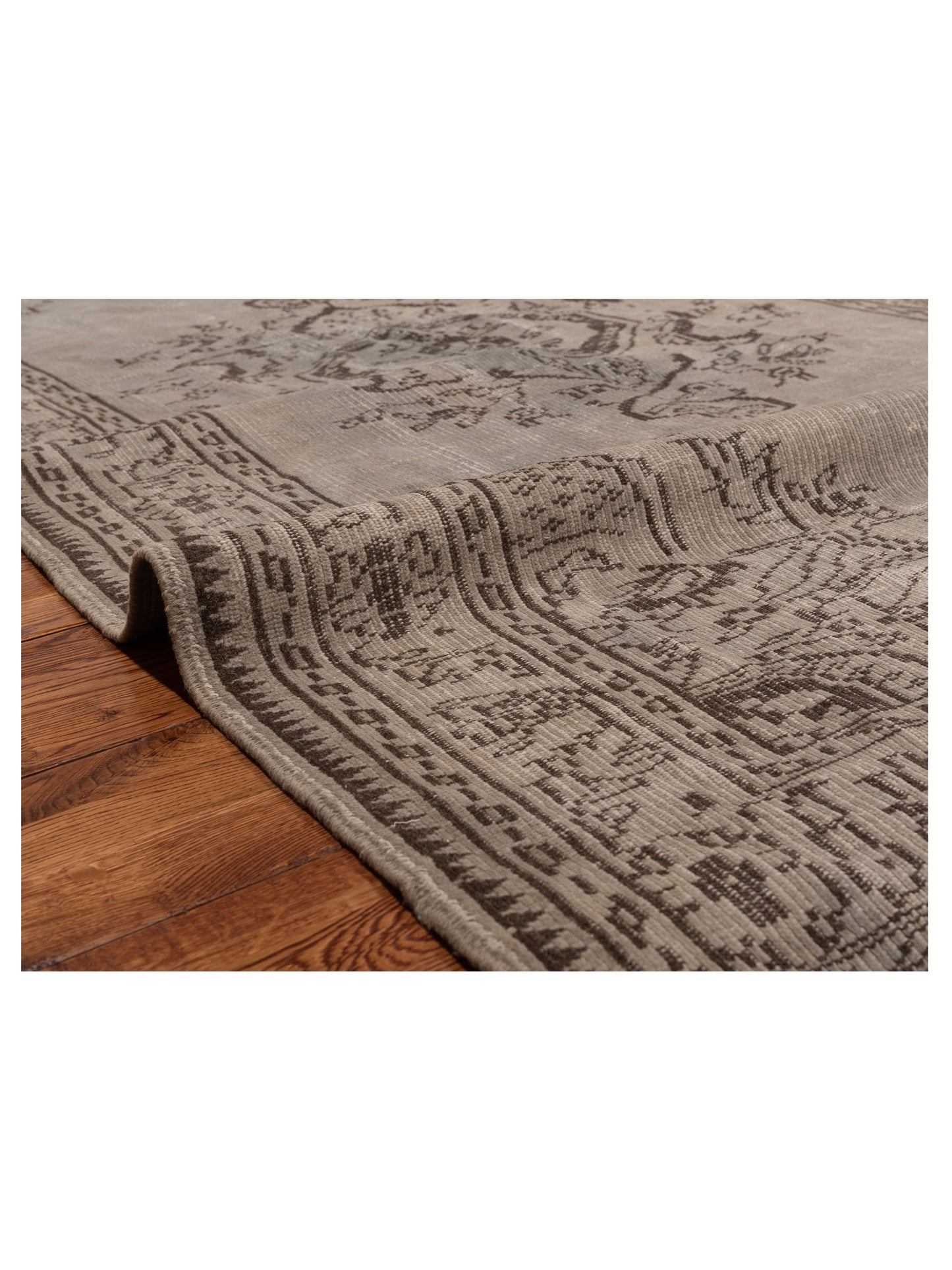 Pasha Vintage 111960 Silver  Traditional Hand Knotted Rug