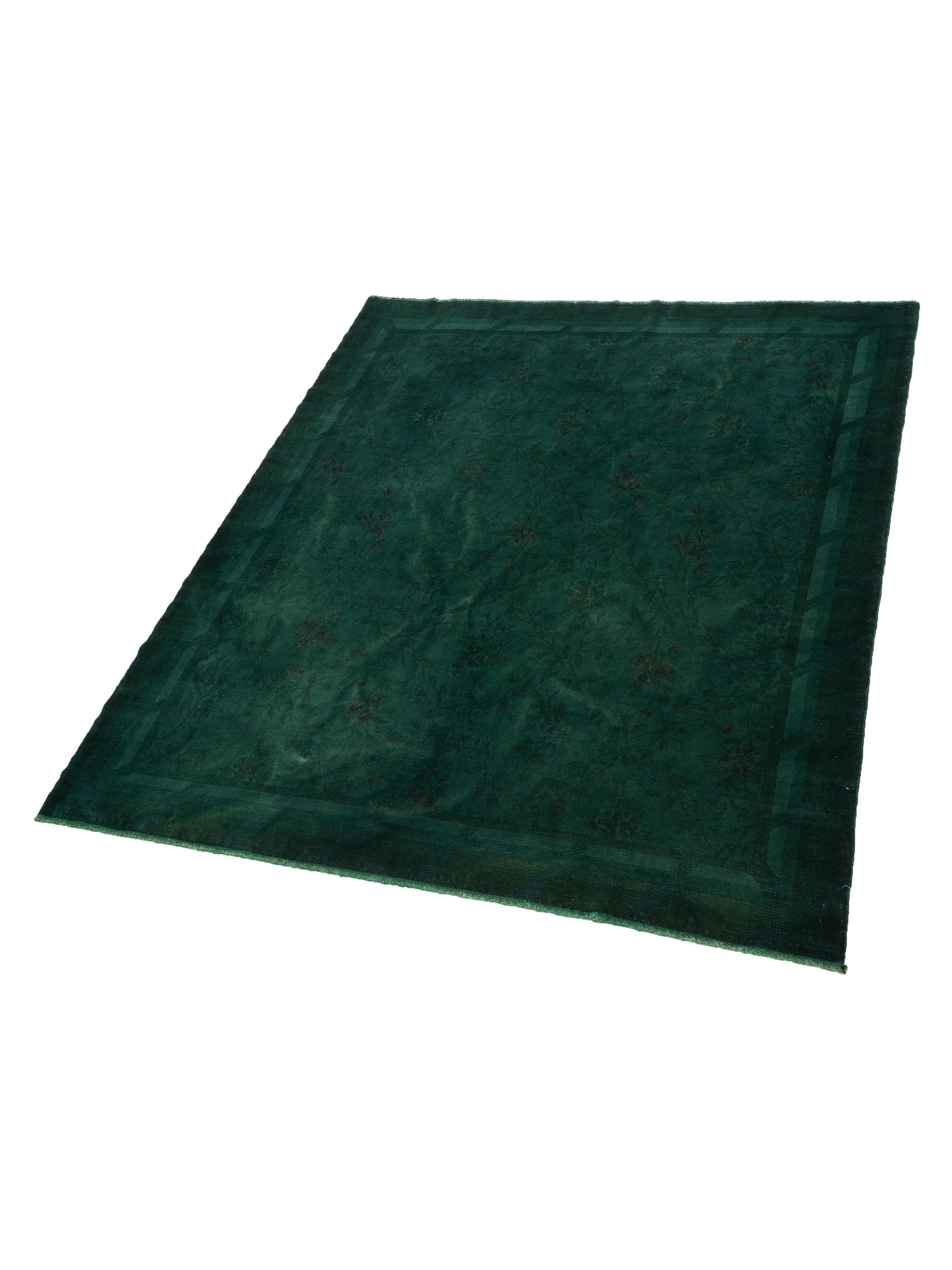 Pasha Vintage 112152 Green  Contemporary Hand Knotted Rug