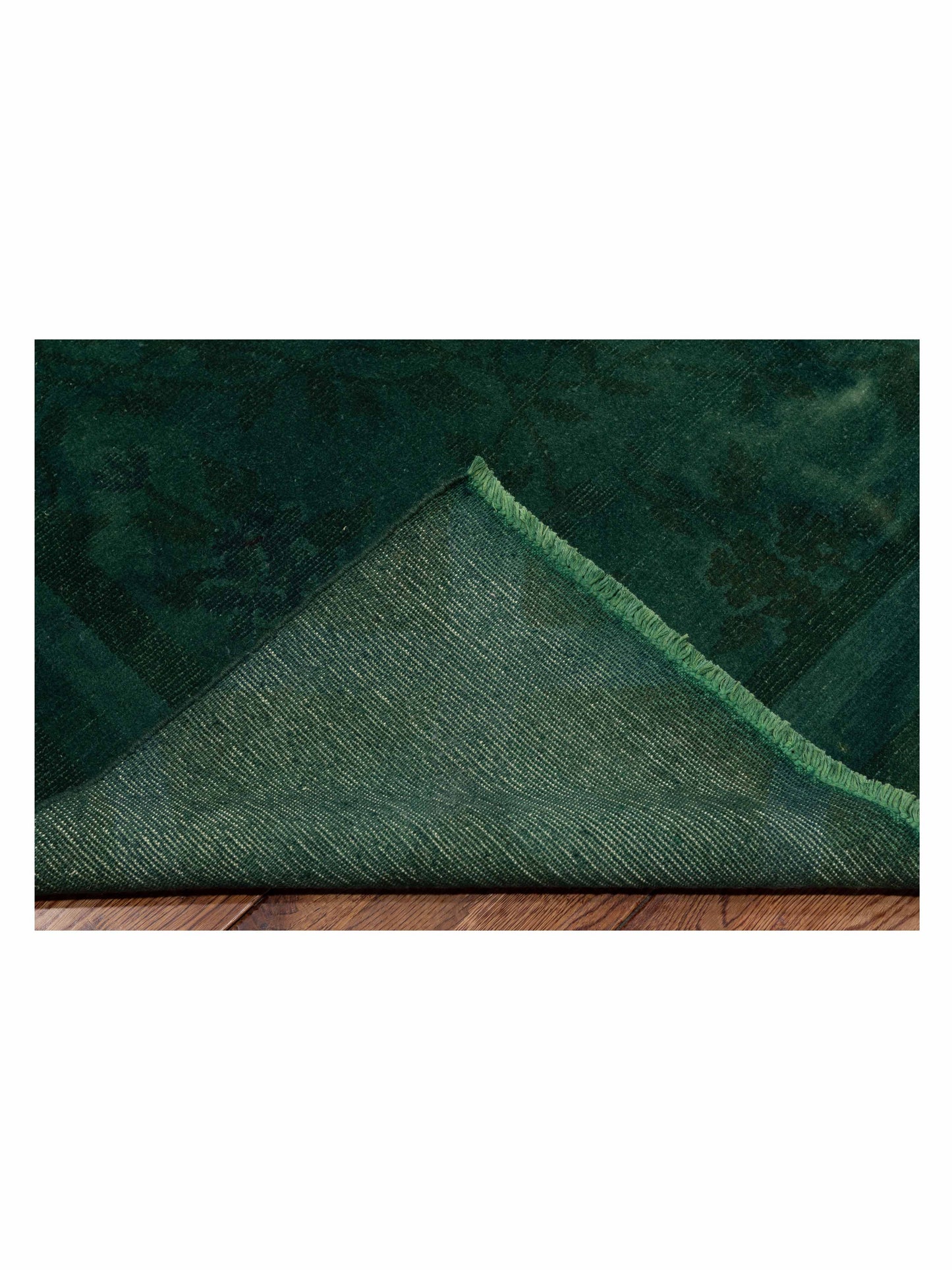 Pasha Vintage 112152 Green  Contemporary Hand Knotted Rug