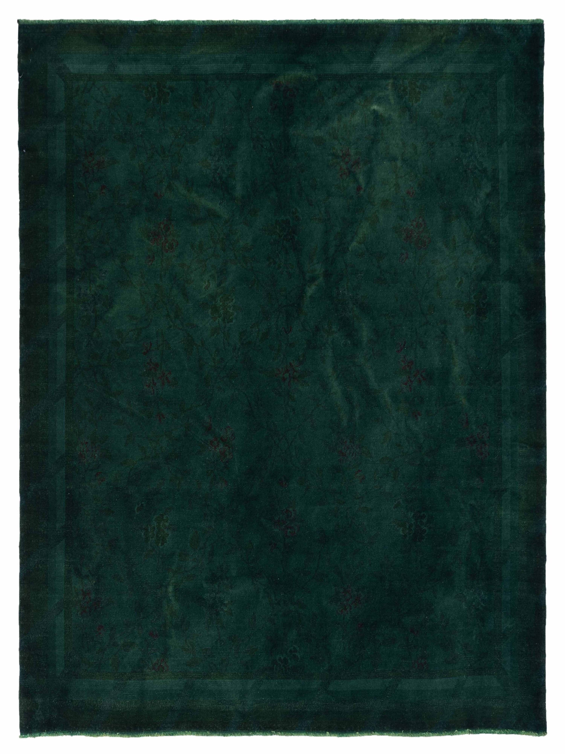 Pasha Vintage 112152 Green Contemporary Hand Knotted Rug