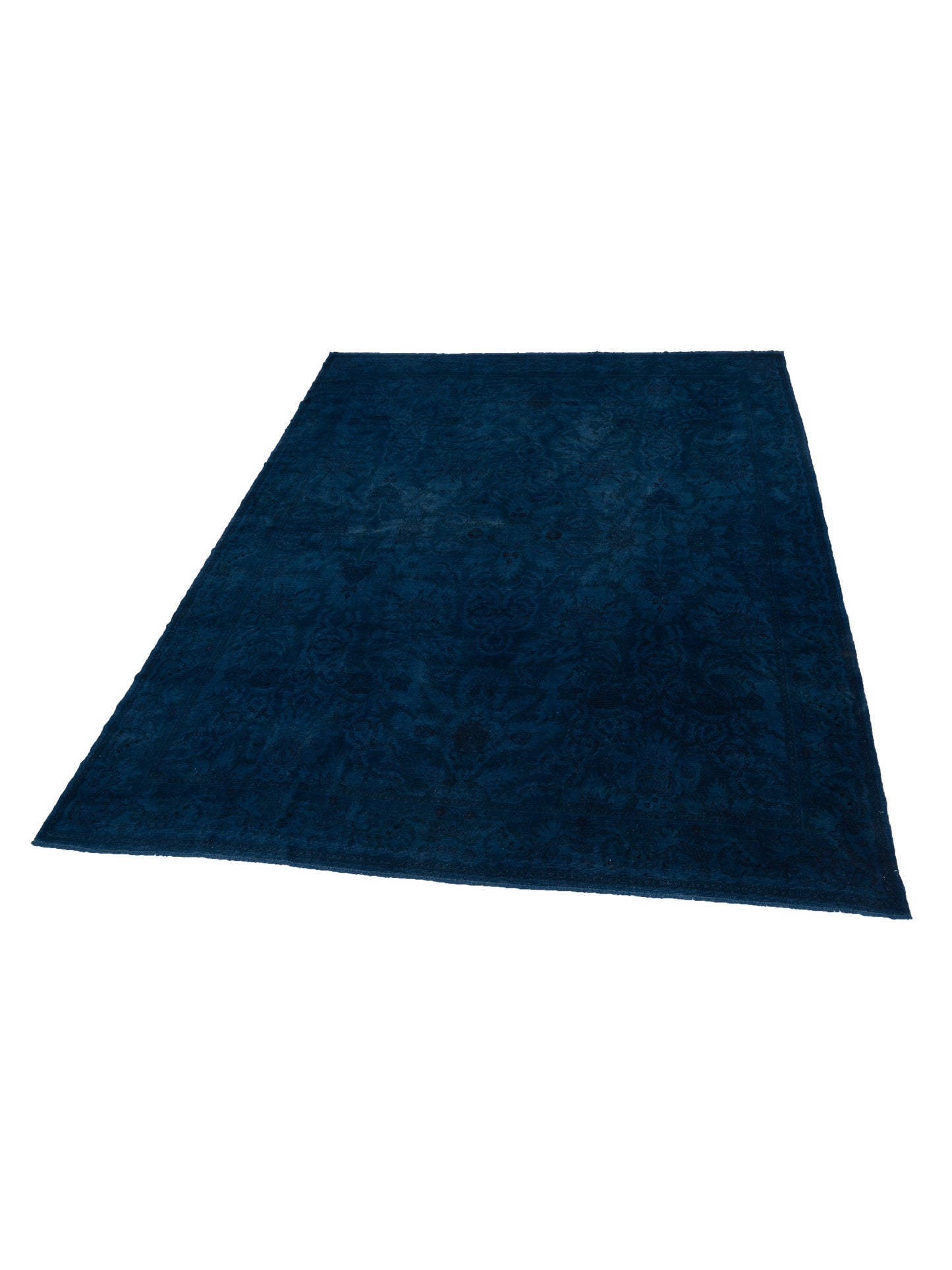 Pasha Vintage 112166 Dark Blue  Transitional Hand Knotted Rug