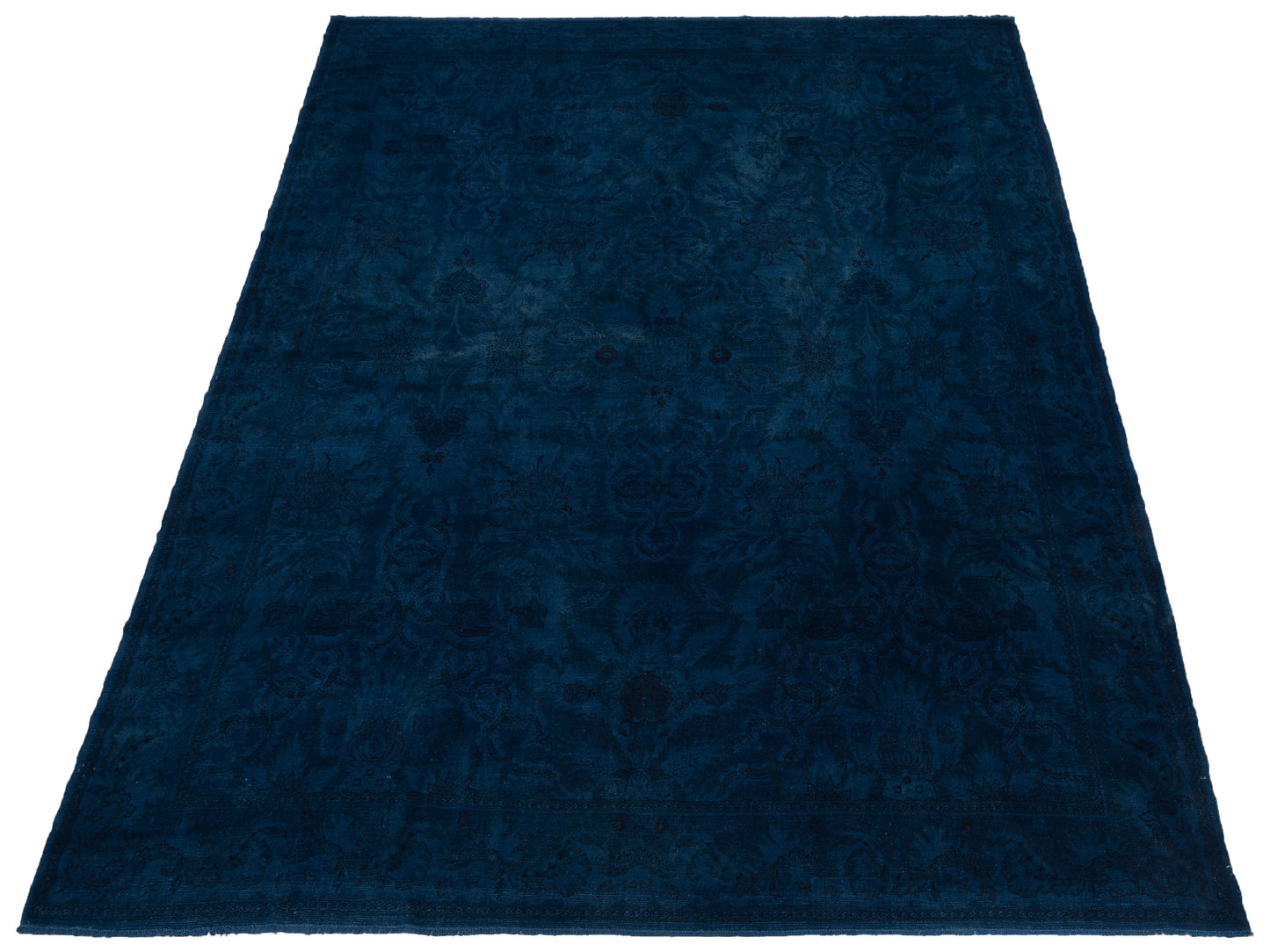 Pasha Vintage 112166 Dark Blue  Transitional Hand Knotted Rug