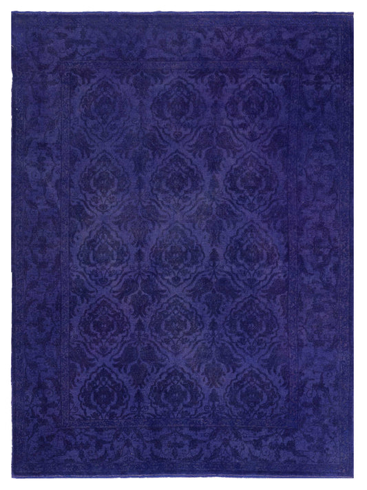 Pasha Color Bouquet 112309 Purple Transitional Hand Knotted Rug