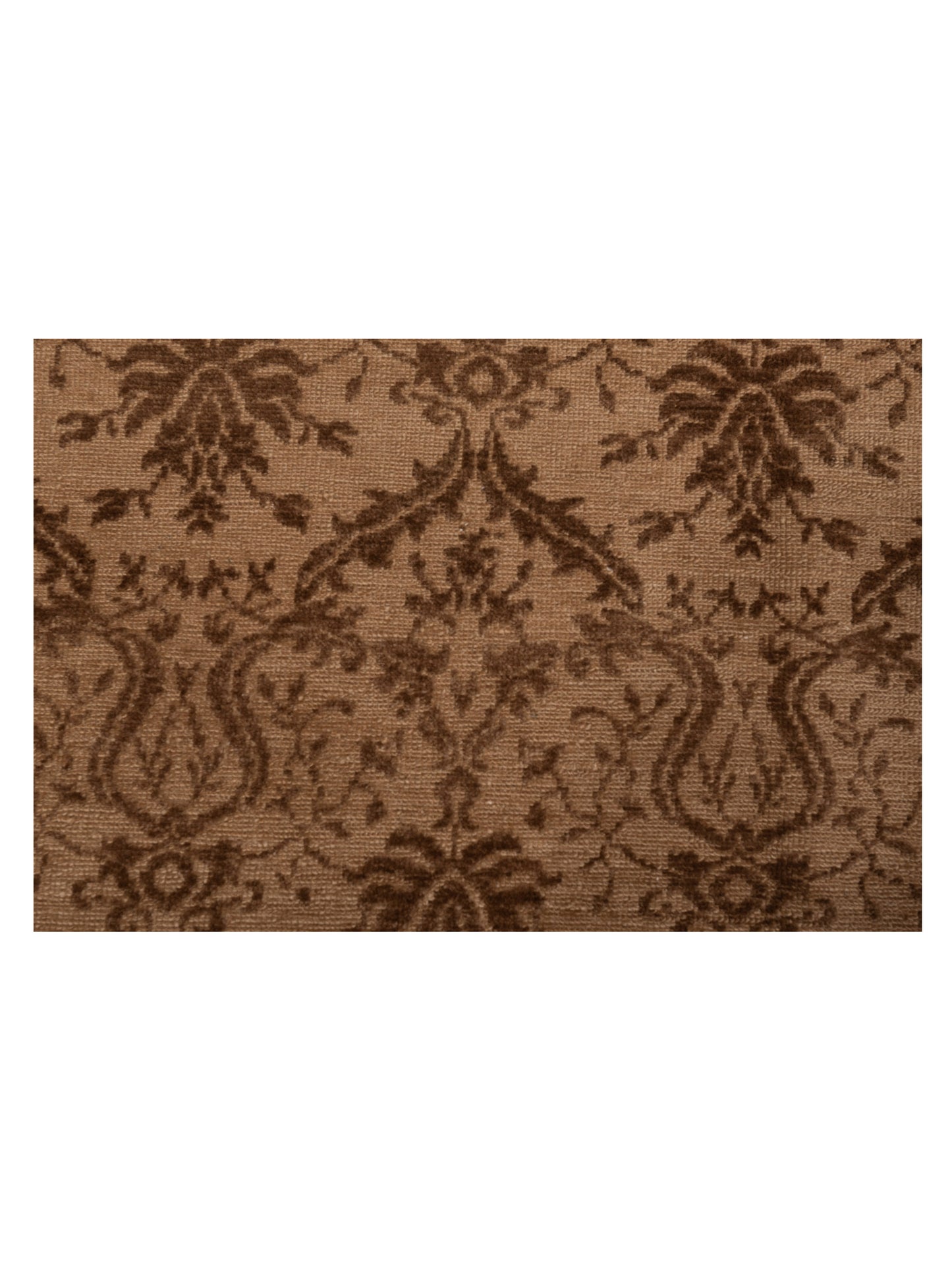 Pasha Defne Begonia Light Brown Brown Transitional Hand Knotted Rug