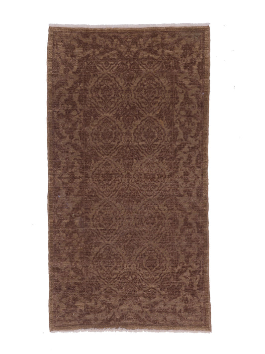 Pasha Defne Tulip Light Brown Transitional Hand Knotted Rug