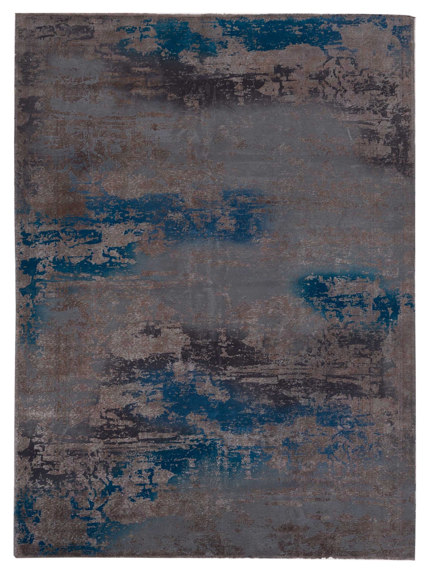 Pasha Vintage 112361 Gray Contemporary Hand Knotted Rug