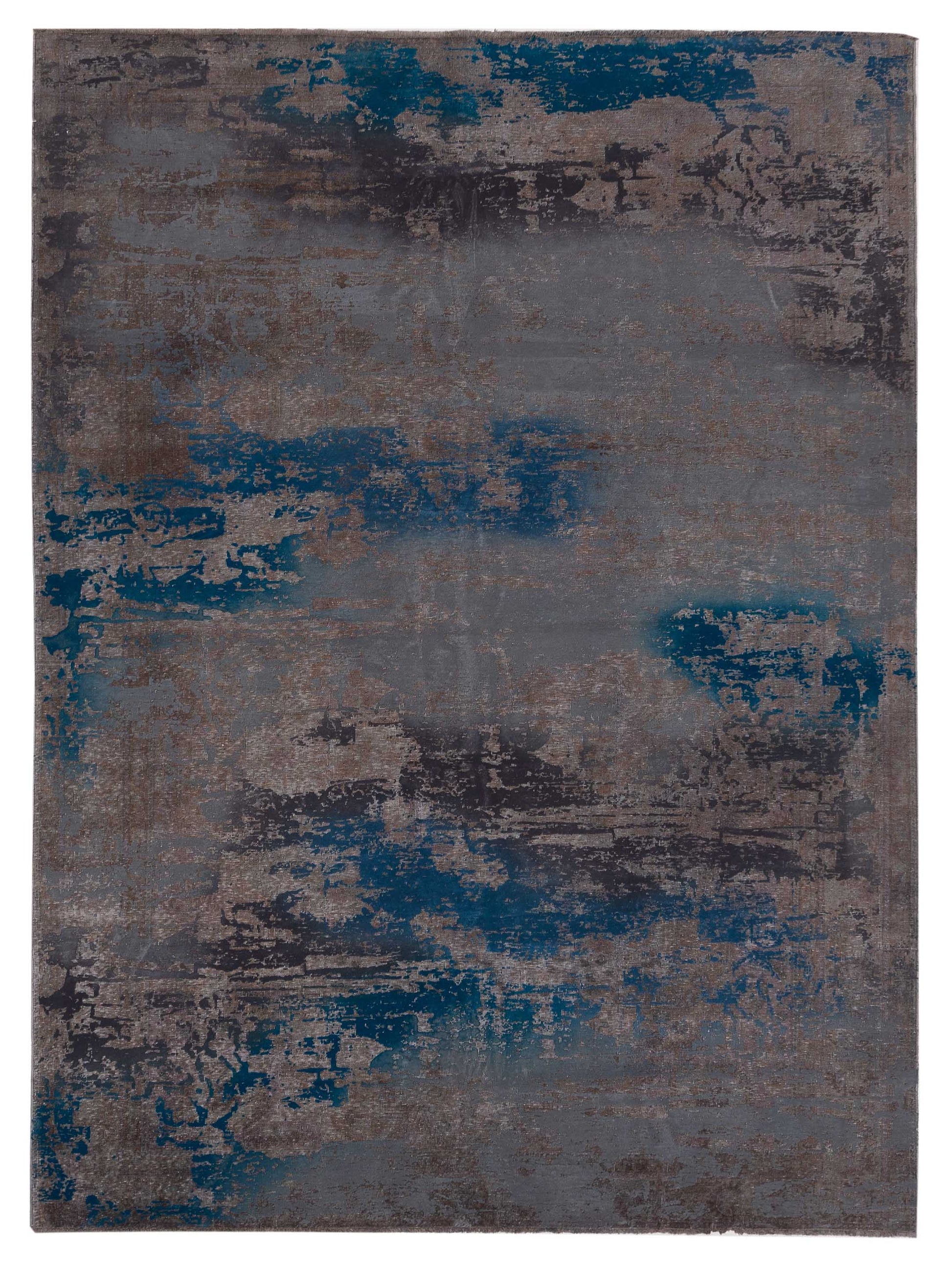 Pasha Vintage 112361 Gray Contemporary Hand Knotted Rug