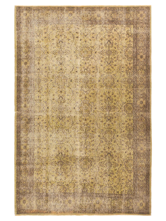 Pasha Vintage 112370 Green Transitional Hand Knotted Rug