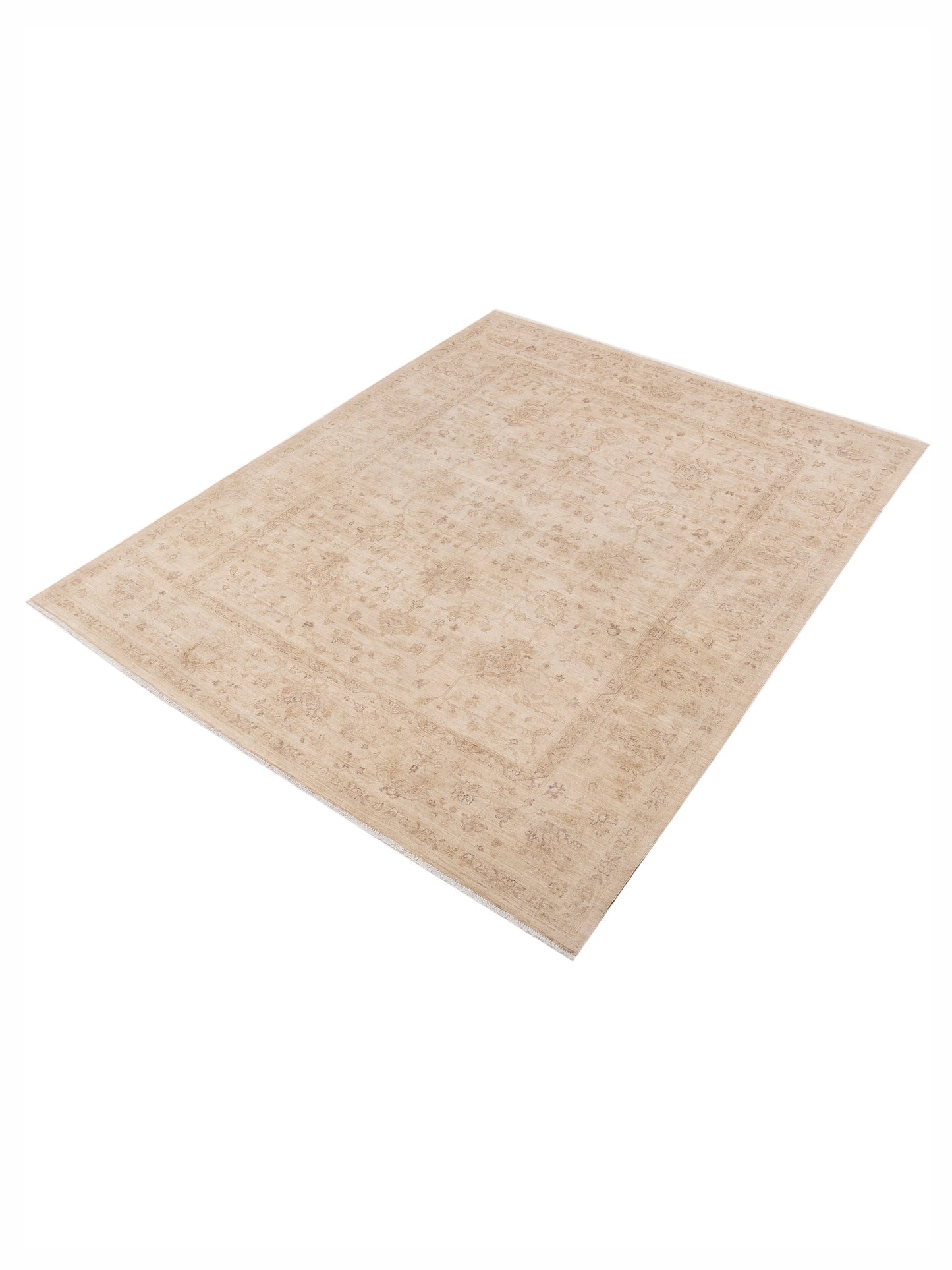 Nomad Laila 112497 Ivory Ivory Transitional Hand Knotted Rug