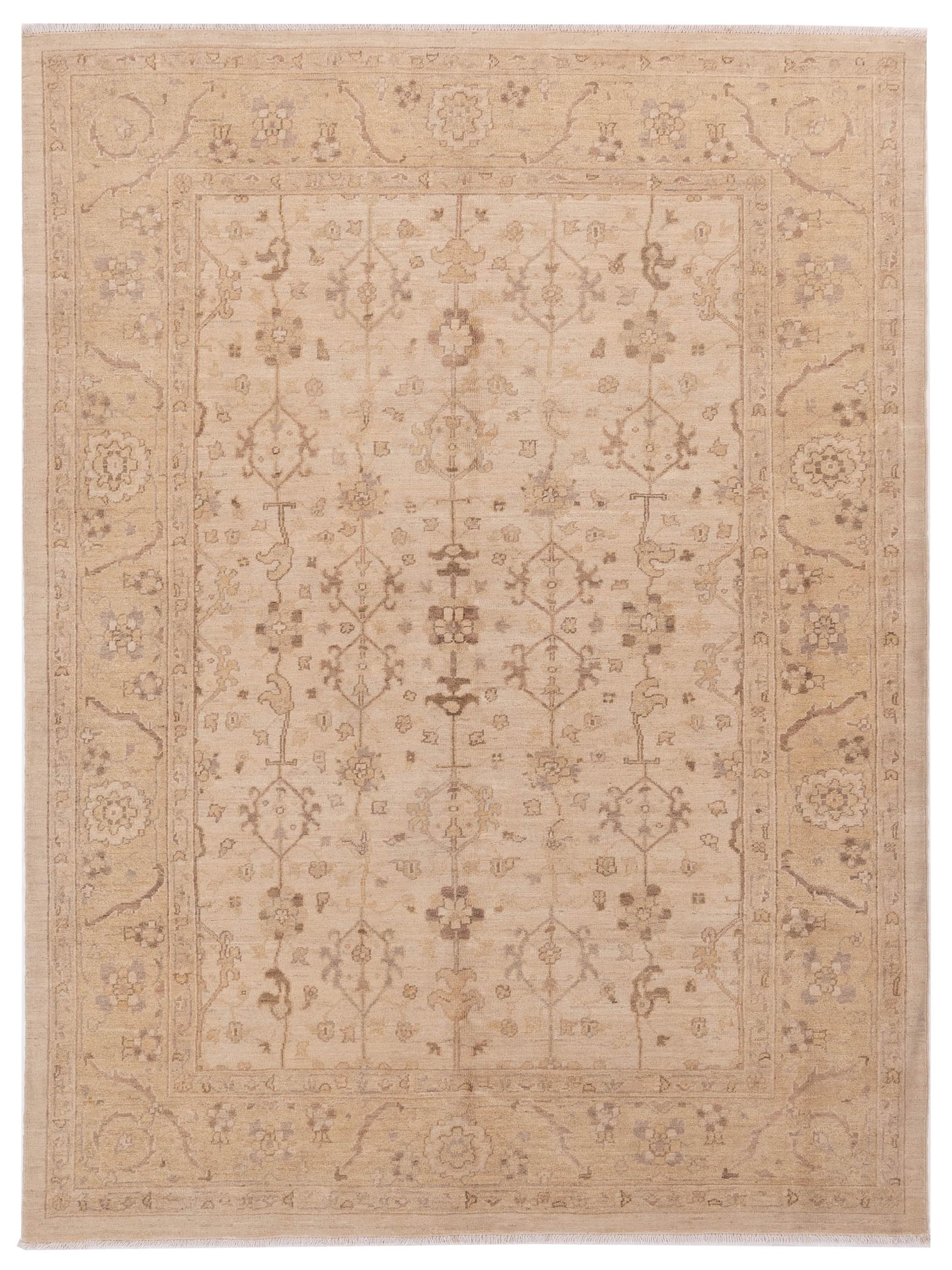 Nomad Laila 112499 Ivory Transitional Hand Knotted Rug