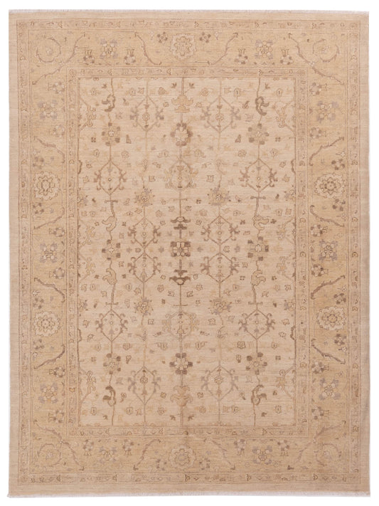 Nomad Laila 112499 Ivory Transitional Hand Knotted Rug